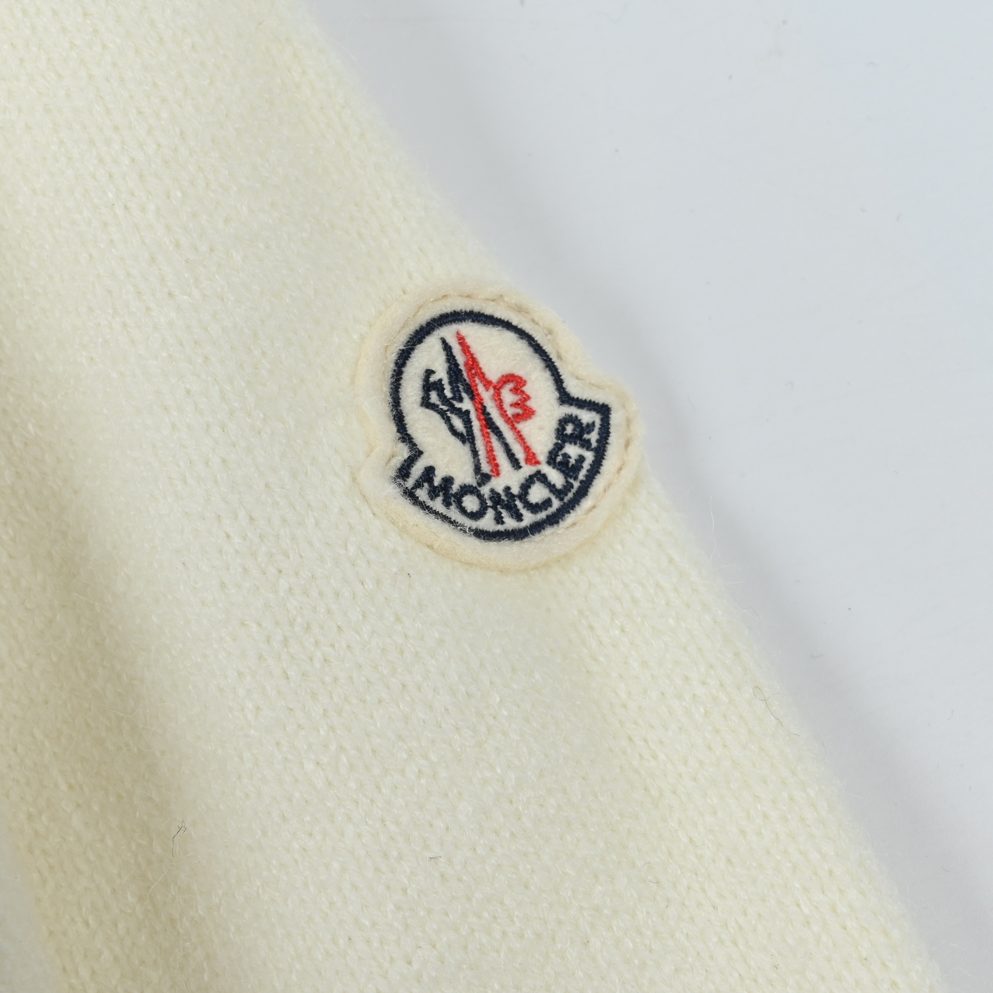 Moncler 高领针织羽绒服Cardigan Tricot女士高领加衬羊毛拉链开衫