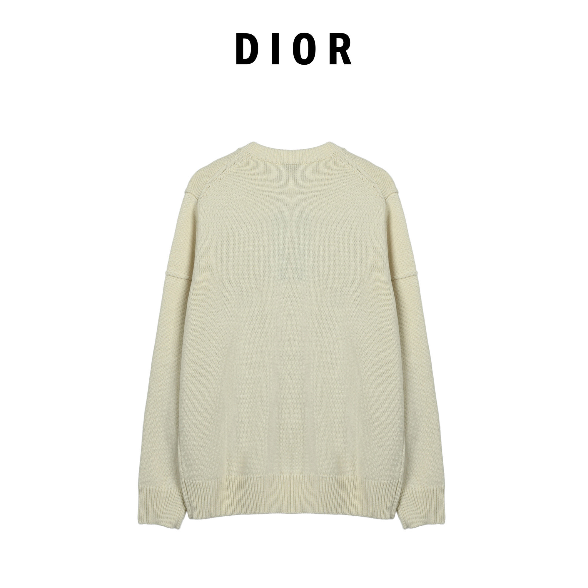 Dior 迪奥25ss麻绳标识毛衣