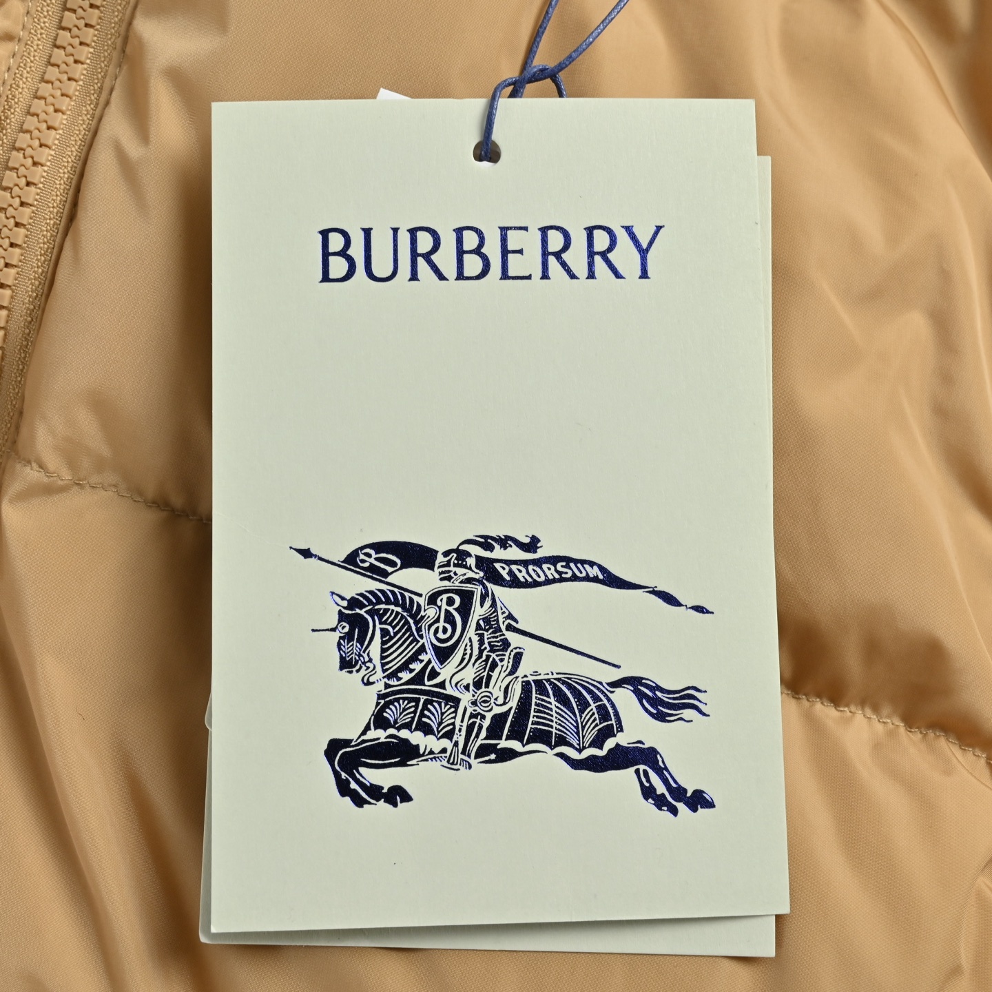 Burberry/巴宝莉 圆袖标可拆袖帽格纹连帽羽绒服