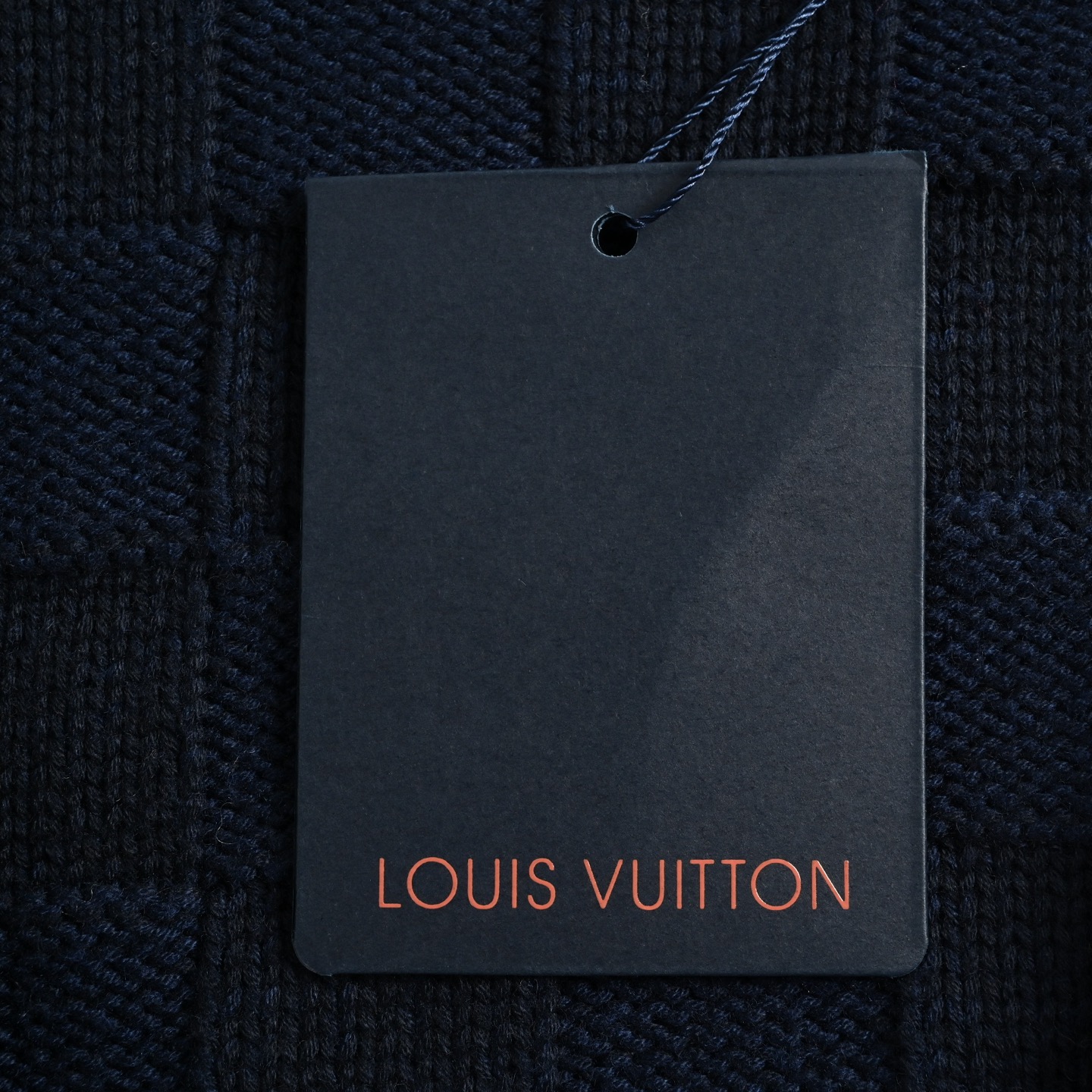 Louis Vuitton路易威登棋盘格羊毛拉链开衫