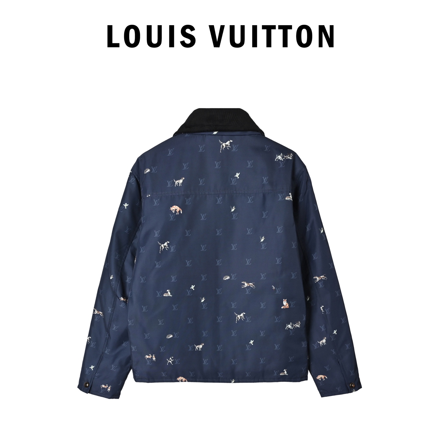 Louis Vuitton路易威登 动物印花飞行员夹克
