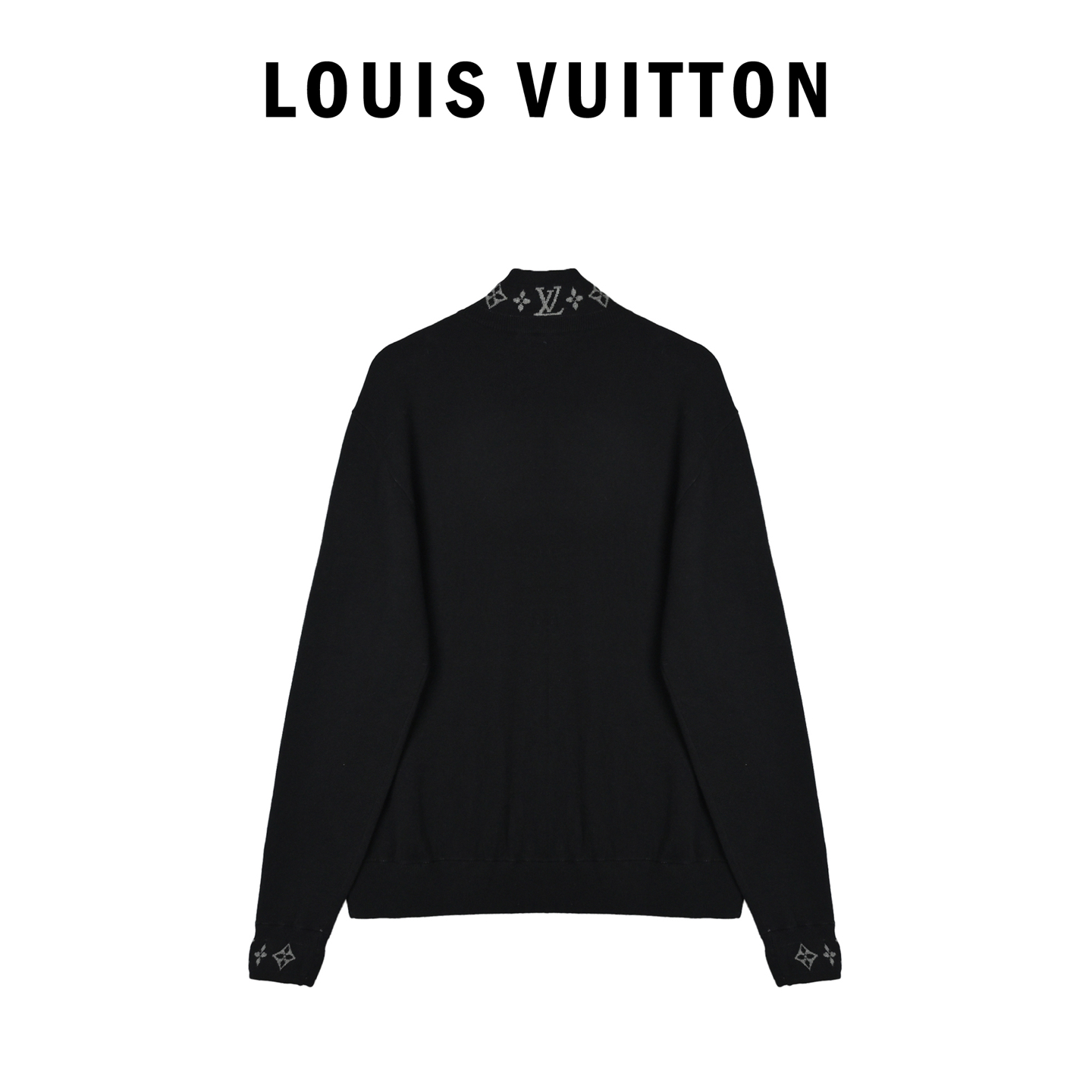 Louis Vuitton 路易威登 25SS 提花螺纹立领拉链毛织外套