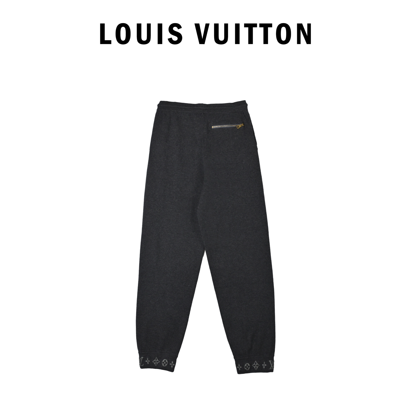 Louis Vuitton 路易威登 25SS 提花螺纹毛织束脚卫裤