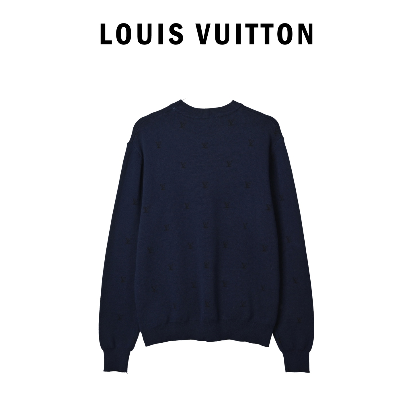 Louis Vuitton路易威登 动物刺绣提花标识针织衫