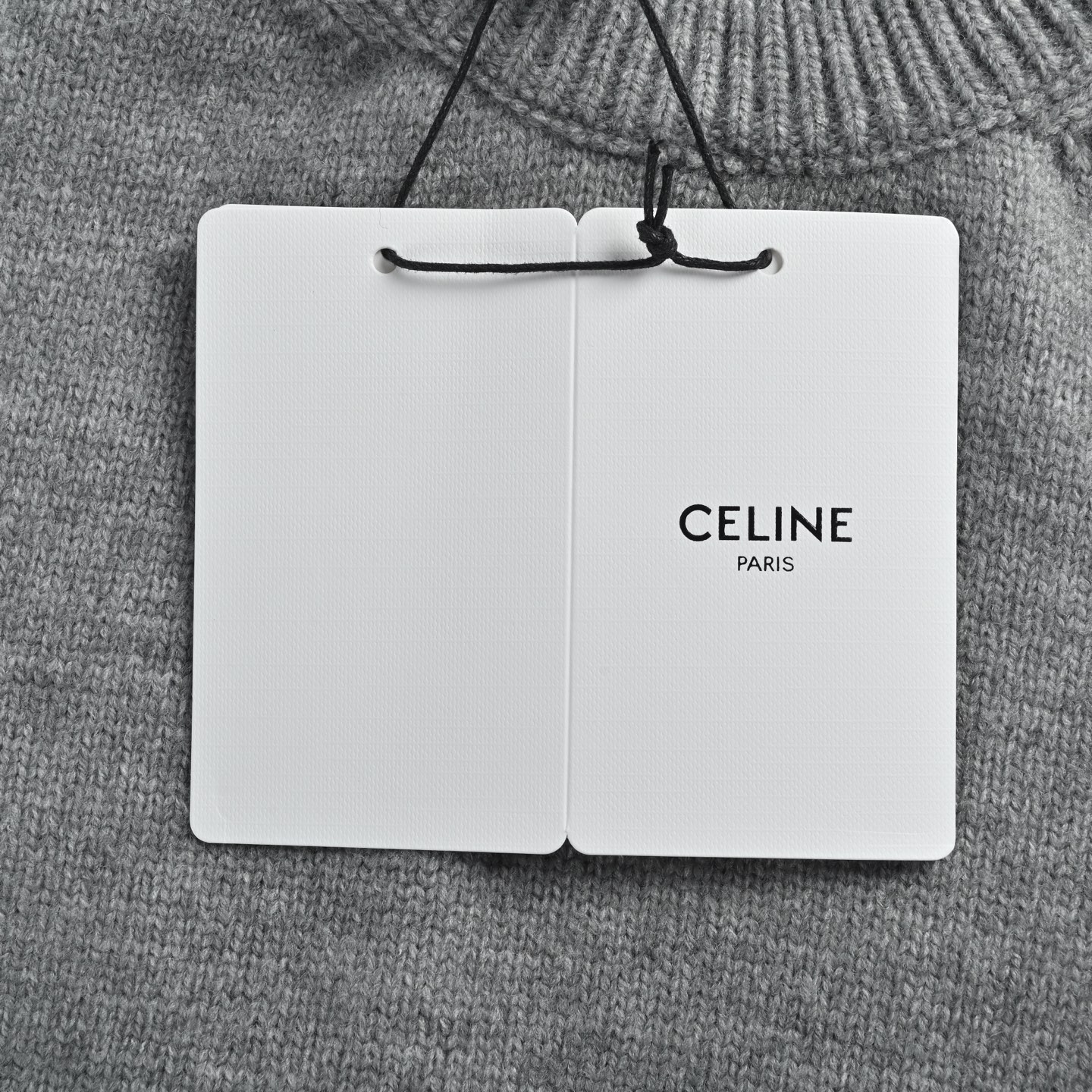 Celine/赛琳 25Fw 凯旋门刺绣徽标圆领毛衣 经典凯旋门小标刺绣毛衣