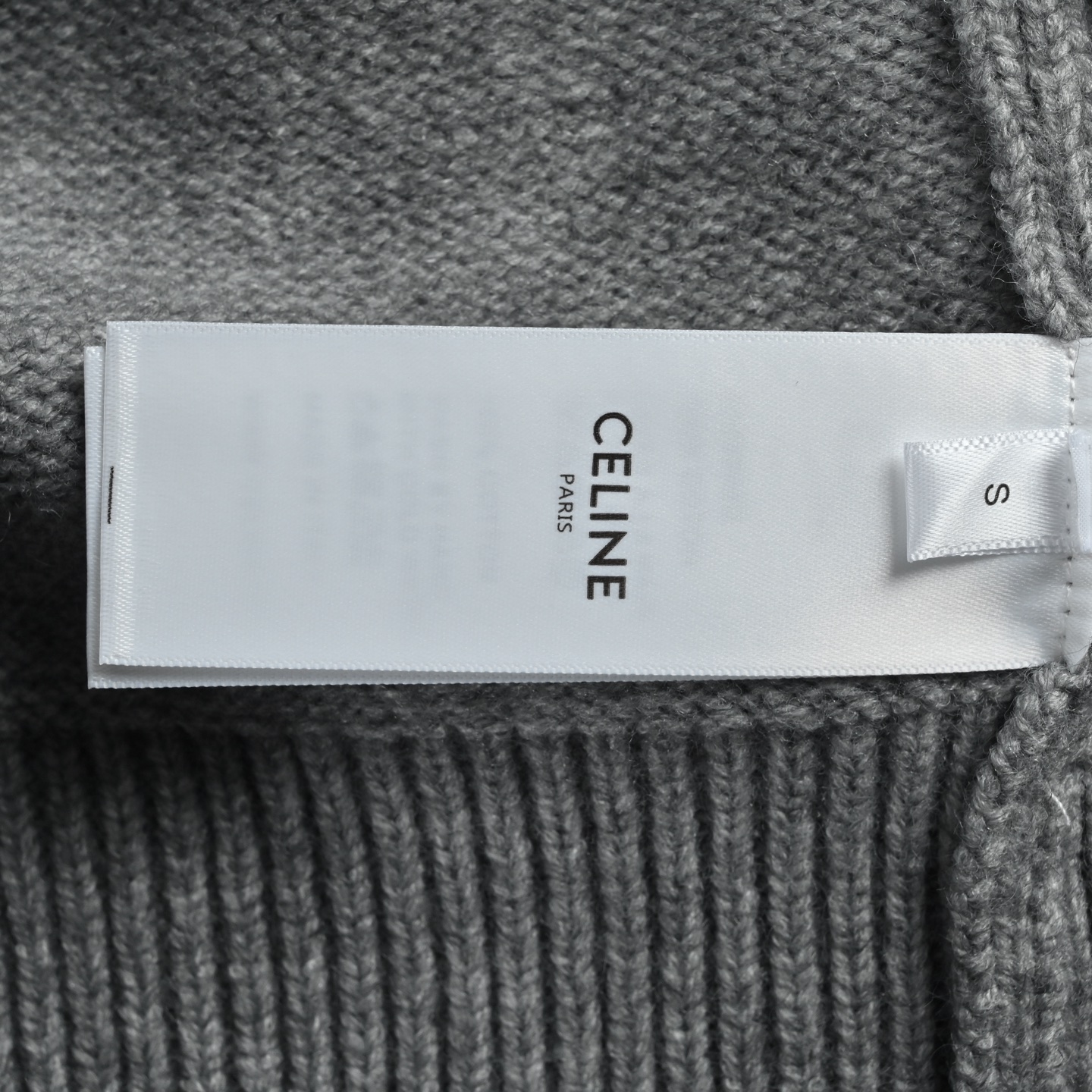 Celine/赛琳 25Fw 凯旋门刺绣徽标圆领毛衣 经典凯旋门小标刺绣毛衣