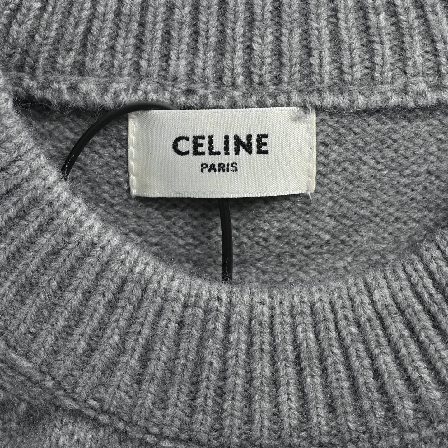 Celine/赛琳 25Fw 凯旋门刺绣徽标圆领毛衣 经典凯旋门小标刺绣毛衣