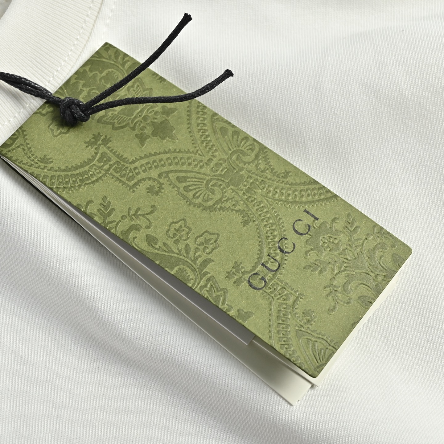 Gucci古驰藤蔓双G互扣印花短袖 Gucci新品 早春系列高克重短袖