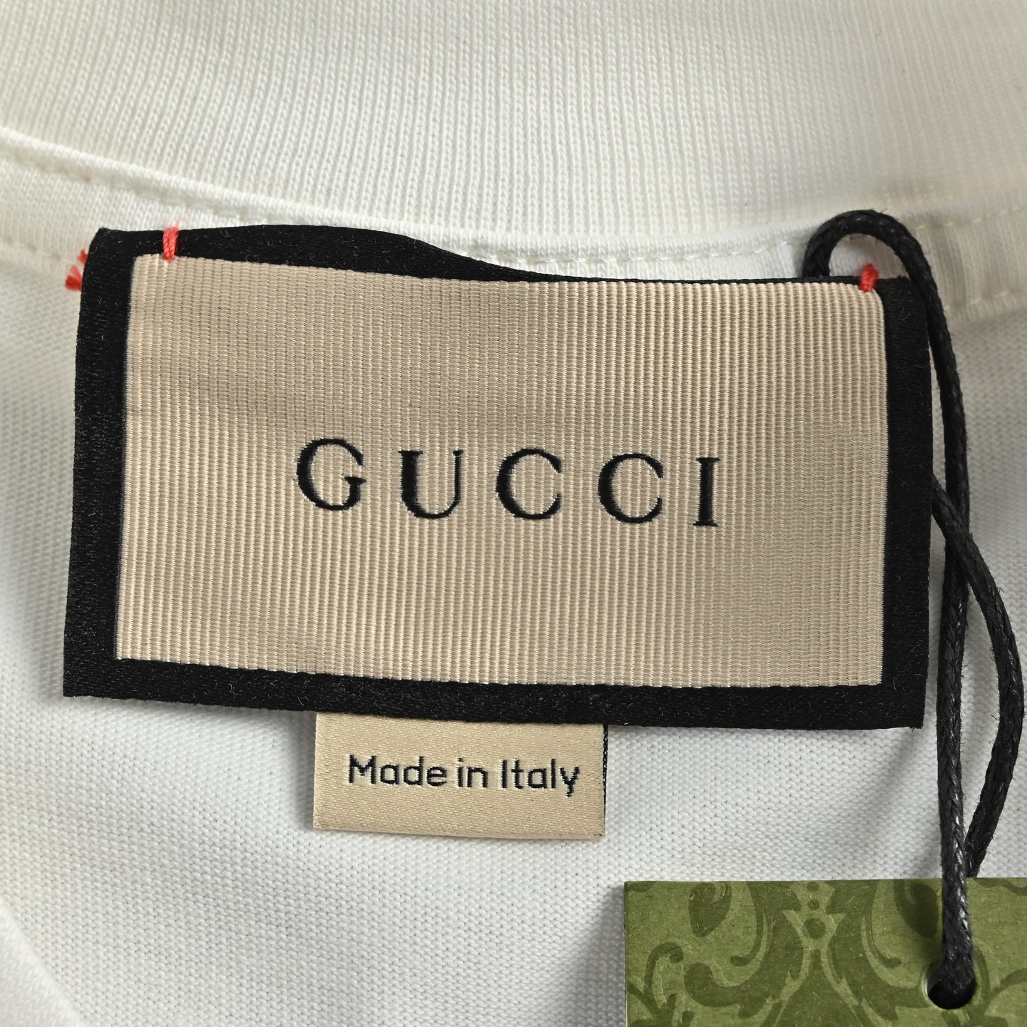 Gucci古驰藤蔓双G互扣印花短袖 Gucci新品 早春系列高克重短袖
