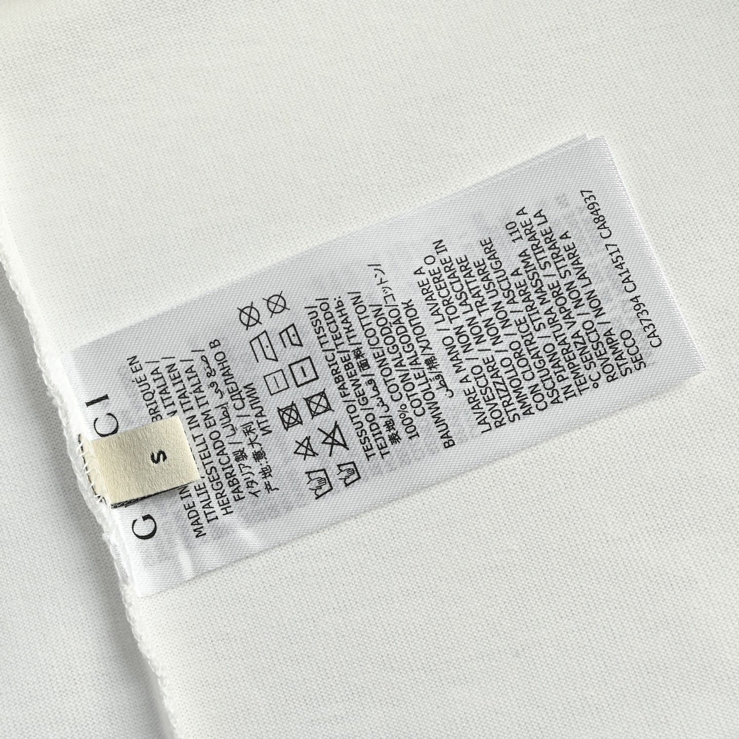 Gucci古驰藤蔓双G互扣印花短袖 Gucci新品 早春系列高克重短袖