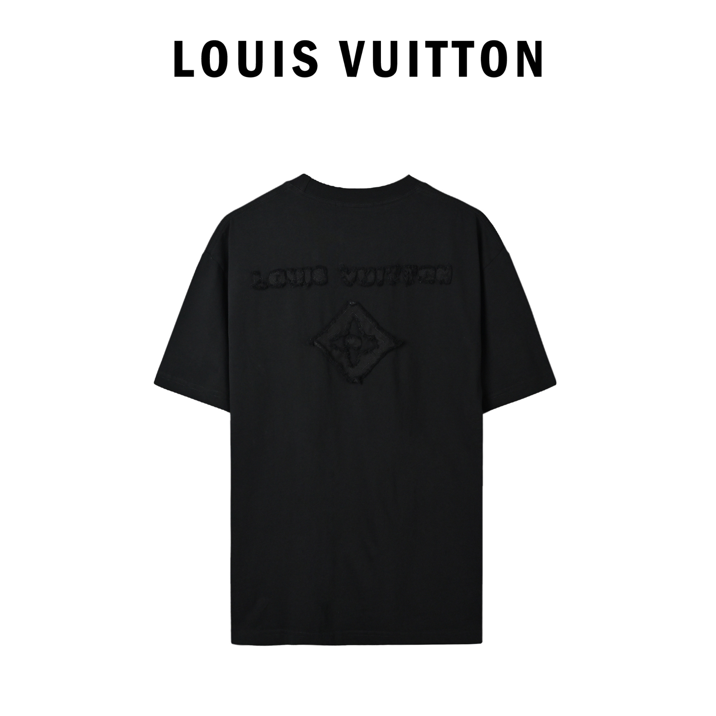 Louis Vuitton路易威登 前后贴布logo短袖-Chinese UA Cheap High Quatity Brand Clothes Bags handbags Sneakers wholesale wholesaler seller from China Factory suppliers Fashion Clothing Shoes best Quality Beautiful Price Louis Vuitton路易威登 前后贴布logo短袖