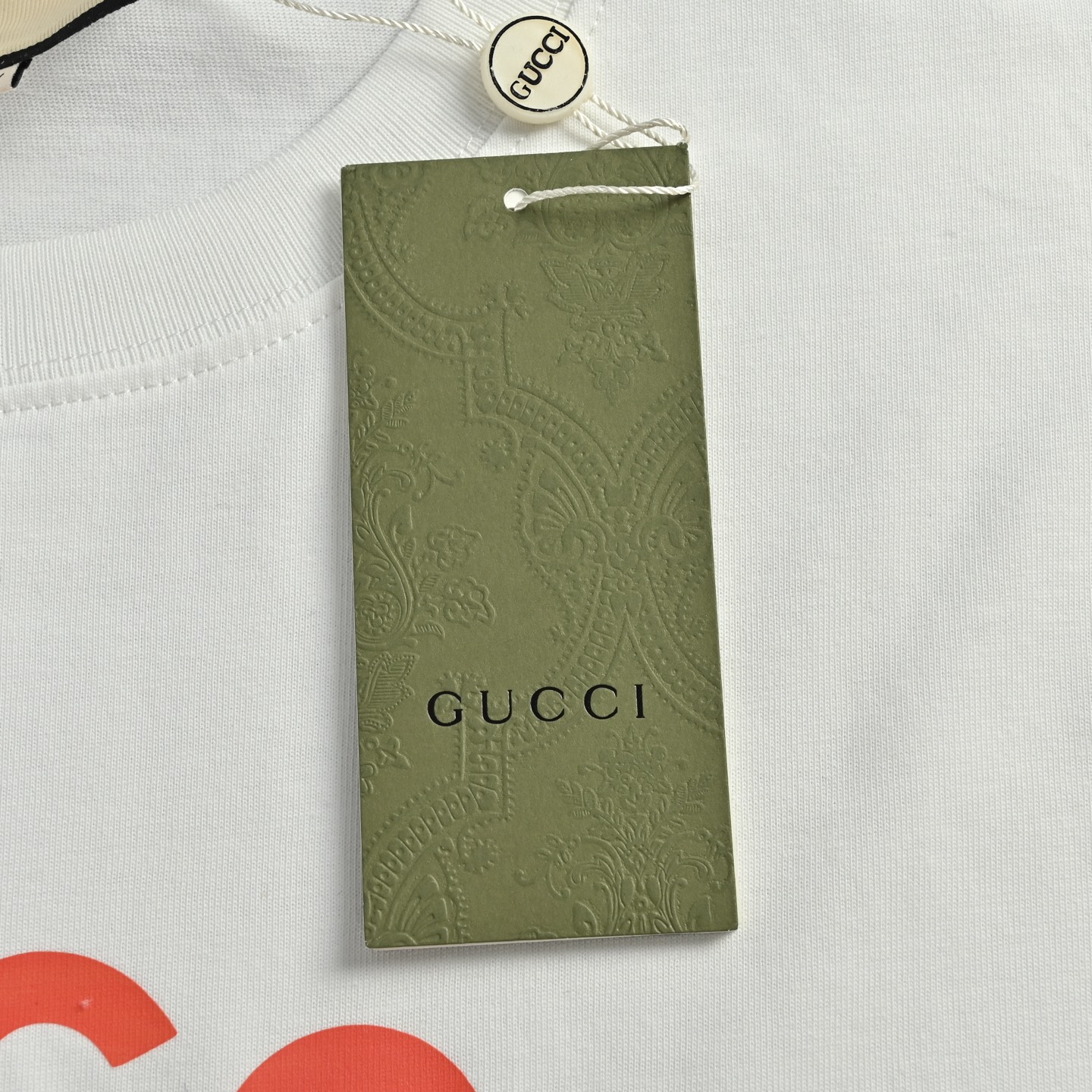 Gucci古驰23ss 小熊绣章短袖