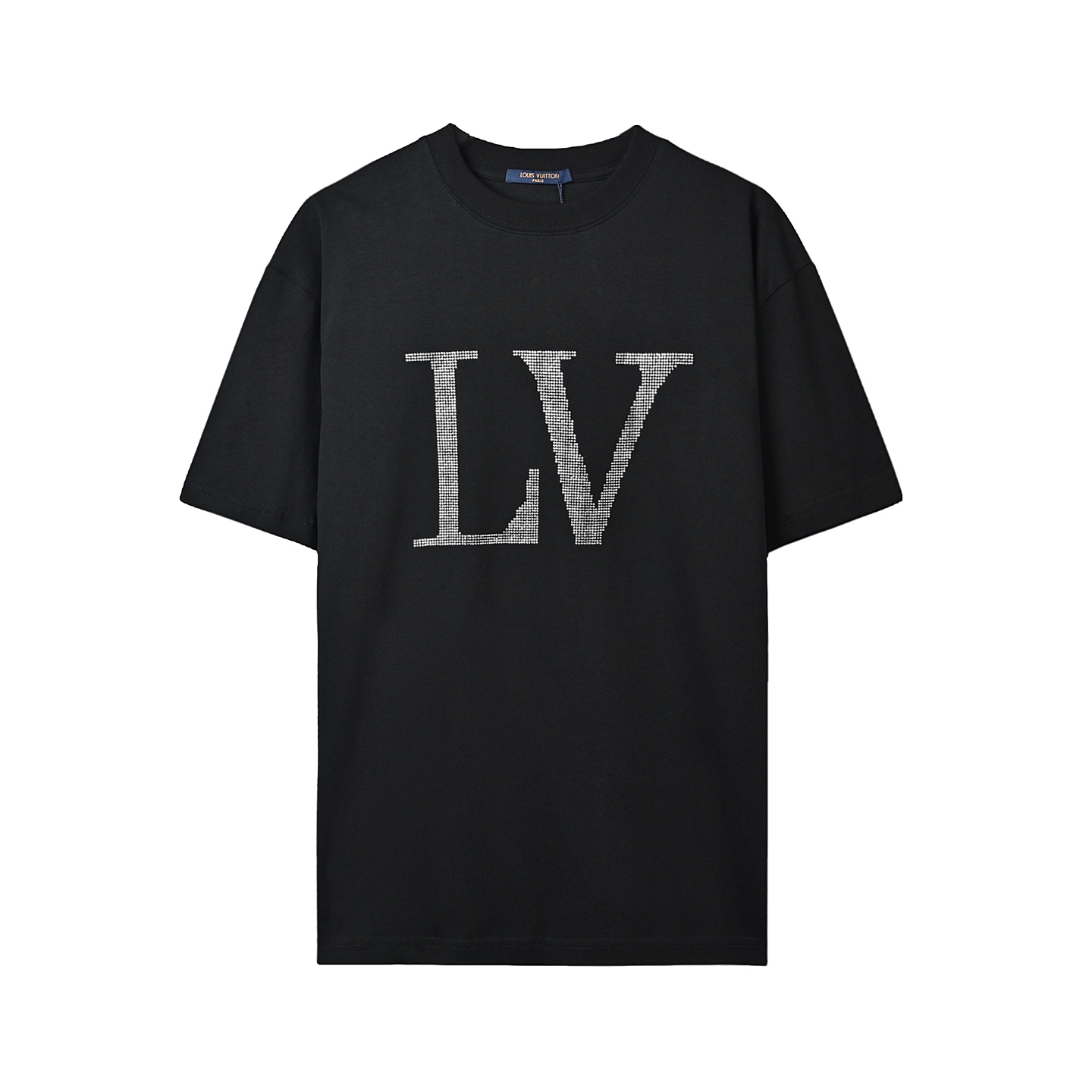 Louis Vuitton路易威登经典烫钻大logo短袖-Top High Quatity Cheap Sneakers Fashion Clothing Clothes Bags handbags Shoes of all Brand wholesale With The best Quality And Beautiful Price from China Factory Chinese suppliers wholesaler seller Louis Vuitton路易威登经典烫钻大logo短袖