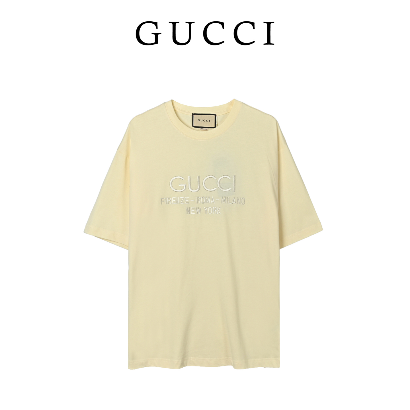 Gucci 古驰经典logo刺绣字母短袖 Gucci 古驰经典logo刺绣字母短袖