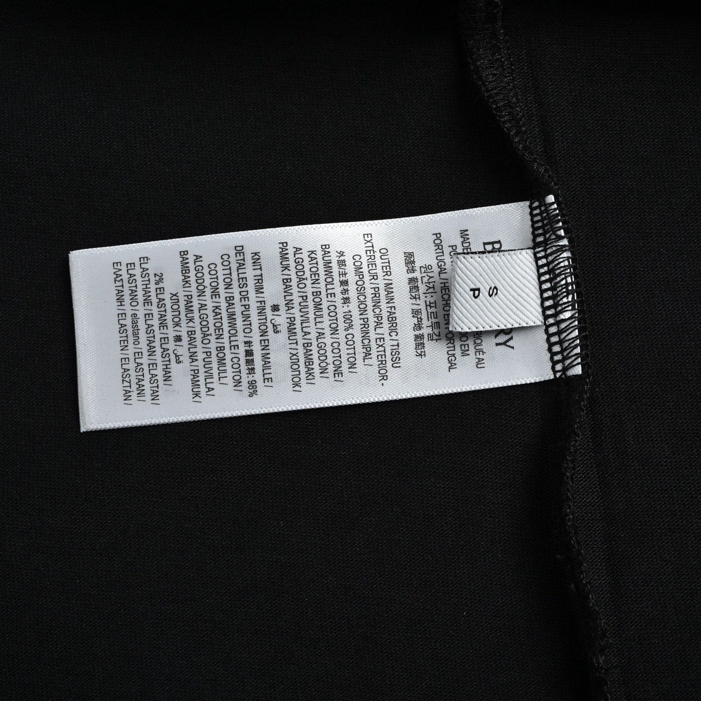 Burberry巴宝莉 经典TB硅胶字母短袖