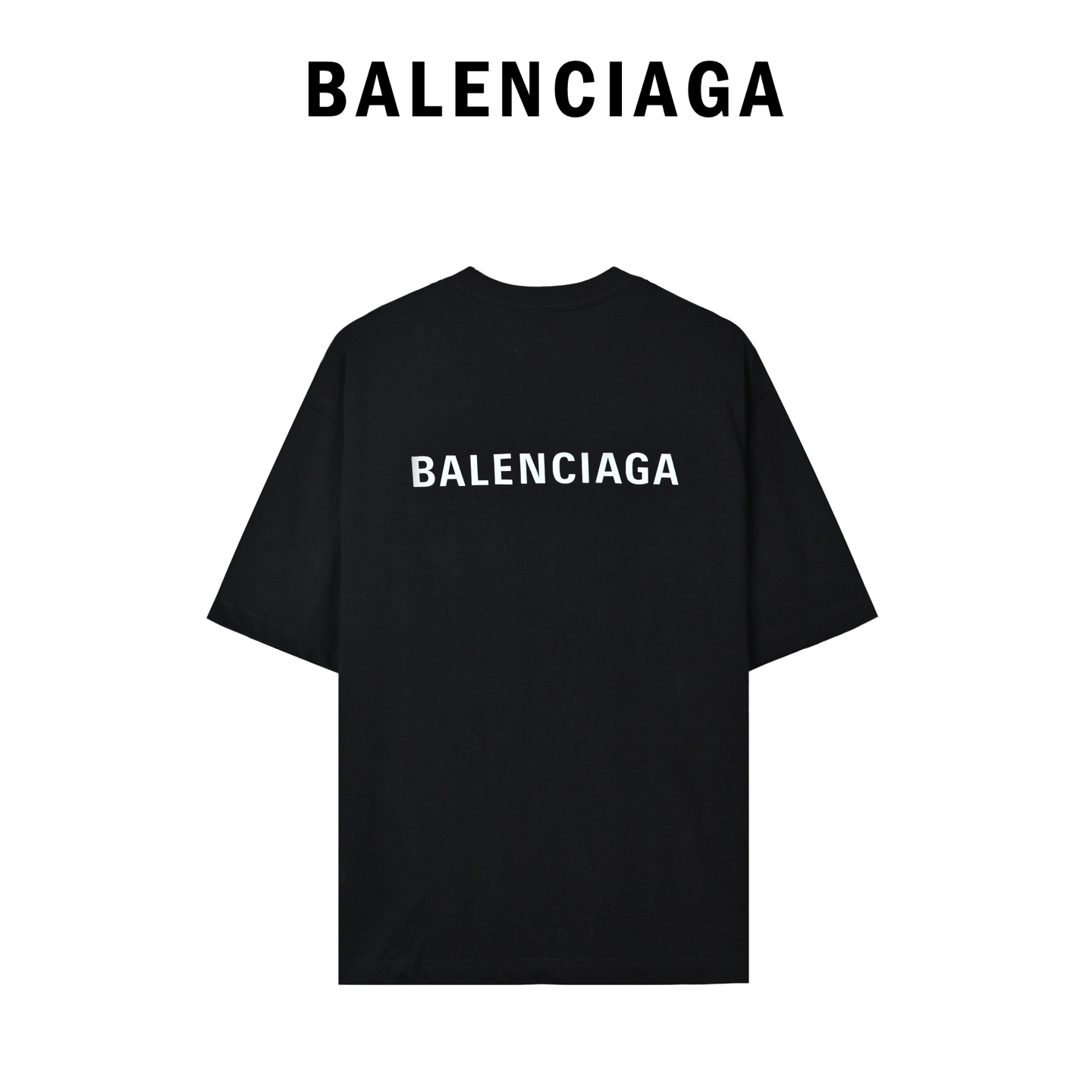 Balenciaga巴黎世家 前后字母印花短袖