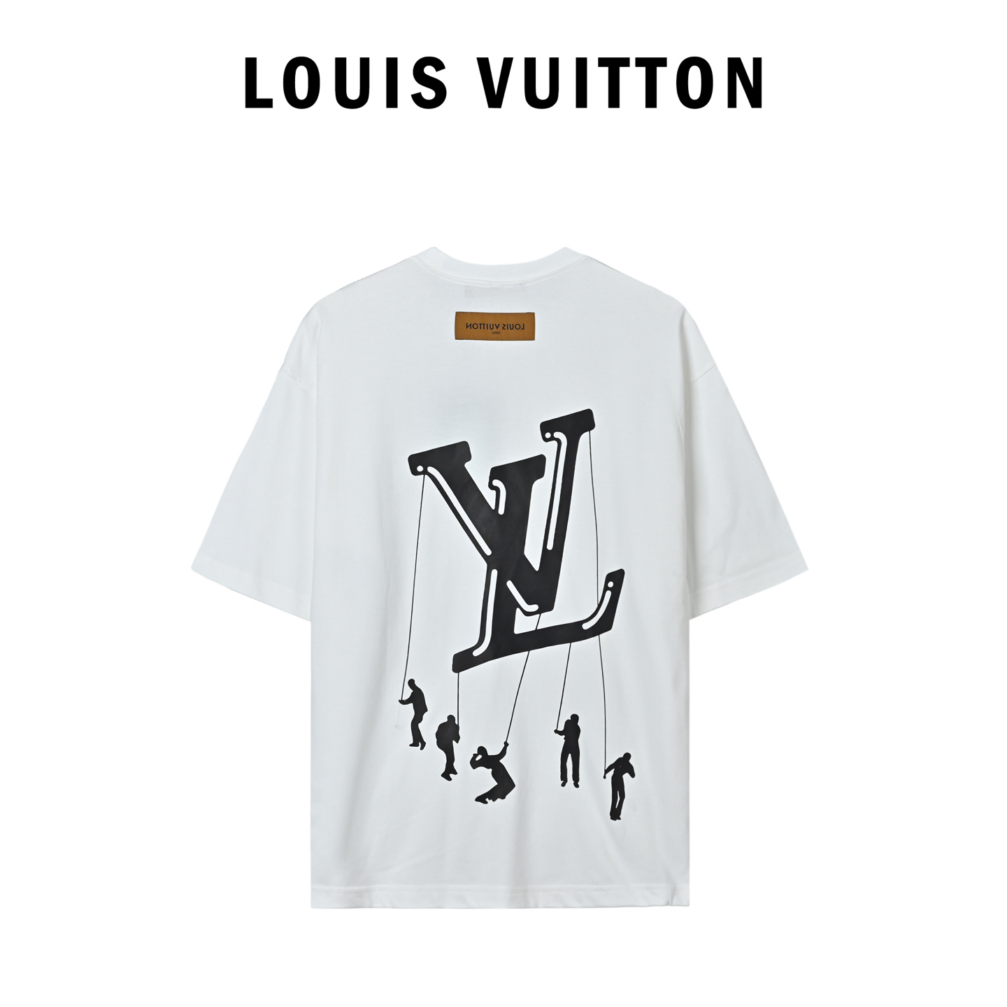 Louis Vuitton路易威登 伞兵图案印花短袖