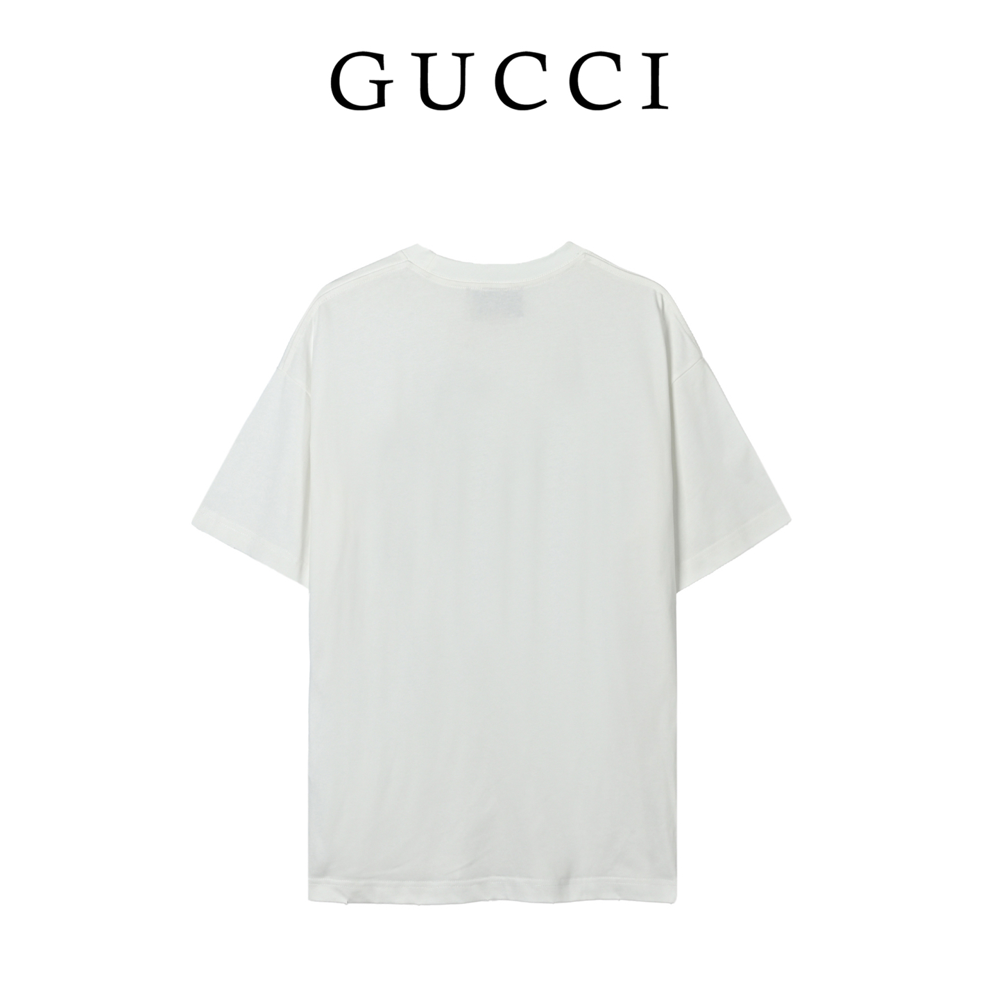 GUCCI古驰GUC 小标互扣刺绣短袖T恤