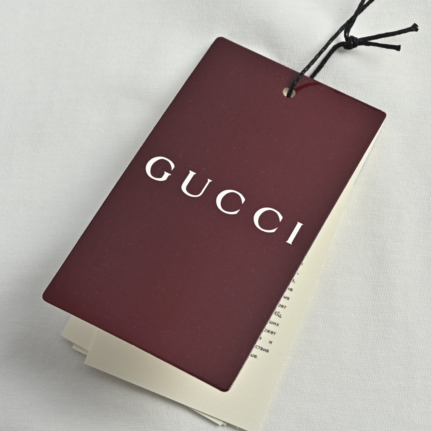 GUCCI古驰GUC 小标互扣刺绣短袖T恤