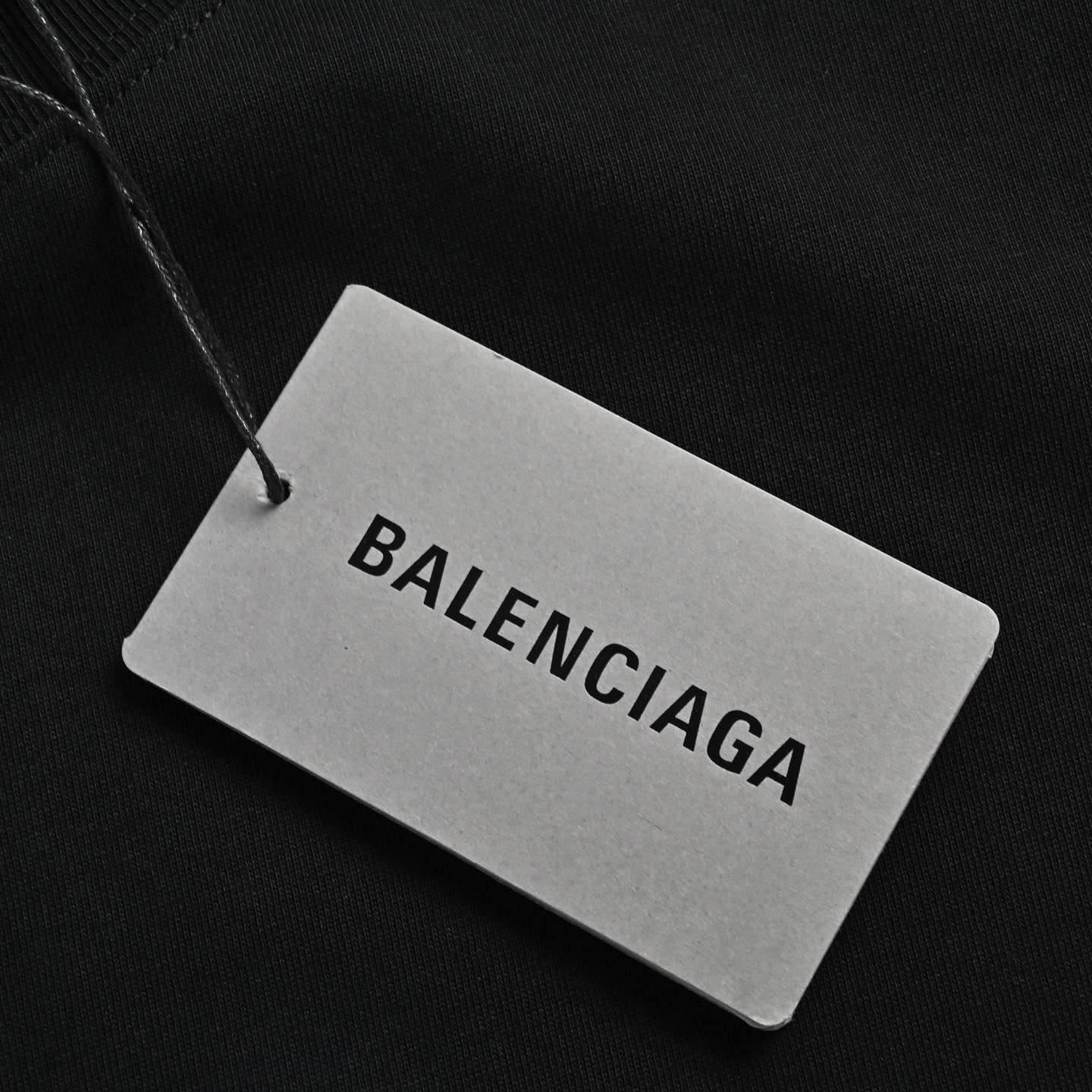 alenciaga 巴黎世家 蓝圆环印花字母短袖