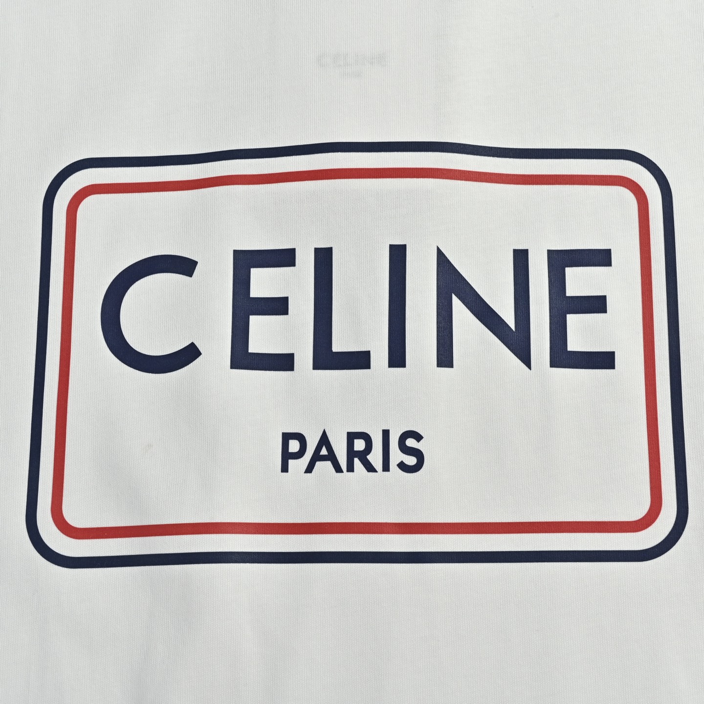 Celine 赛琳复古方框字幕印花短袖-Chinese UA Cheap High Quatity Brand Clothes Bags handbags Sneakers wholesale wholesaler seller from China Factory suppliers Fashion Clothing Shoes best Quality Beautiful Price Celine 赛琳复古方框字幕印花短袖