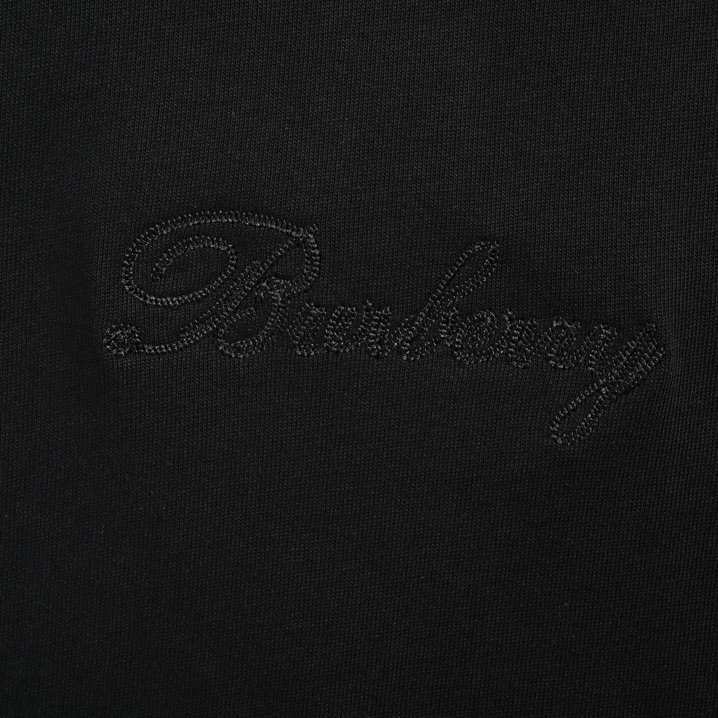 Burberry巴宝莉 后背签名格纹字母刺绣短袖