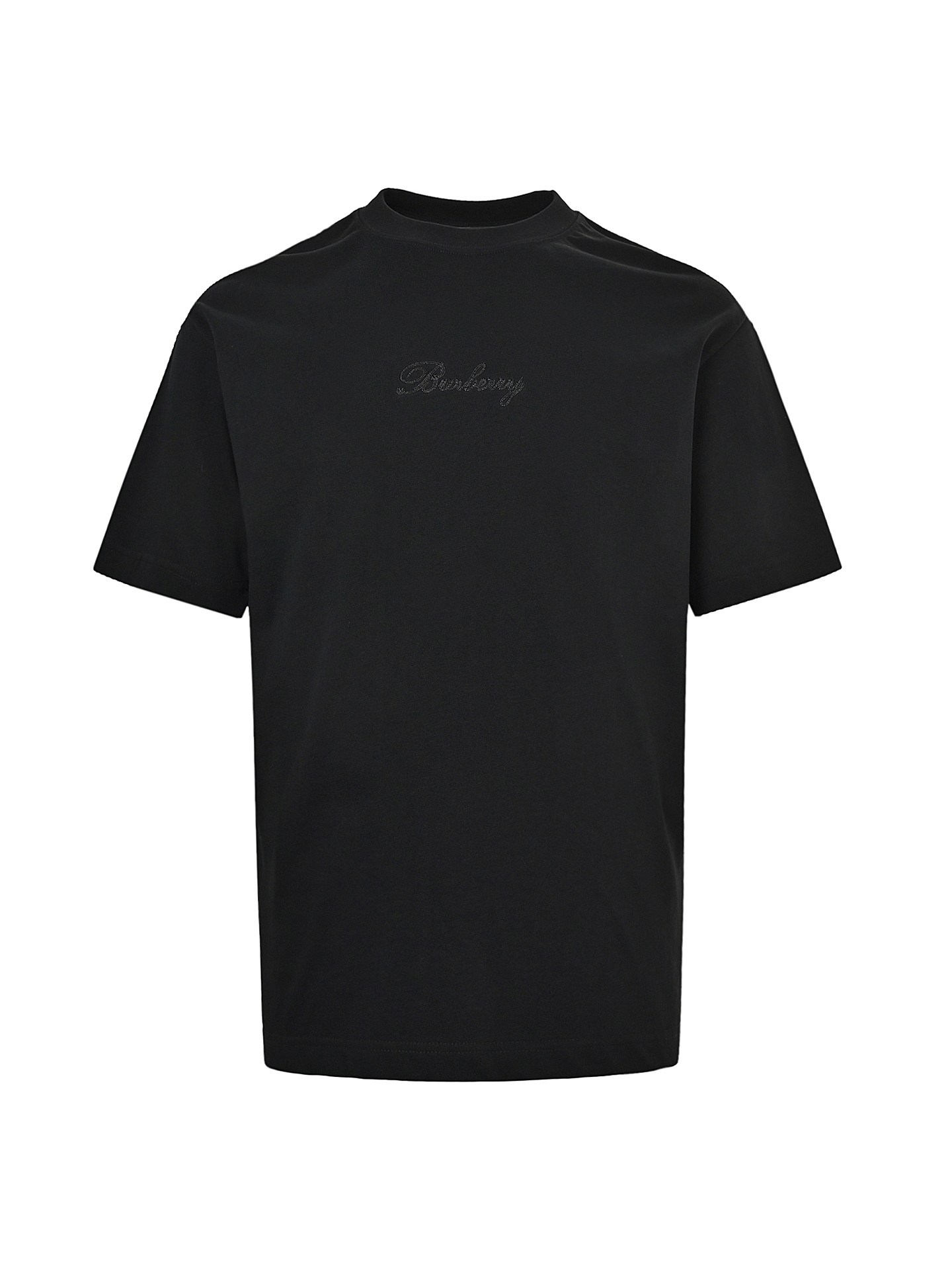 Burberry巴宝莉 后背签名格纹字母刺绣短袖