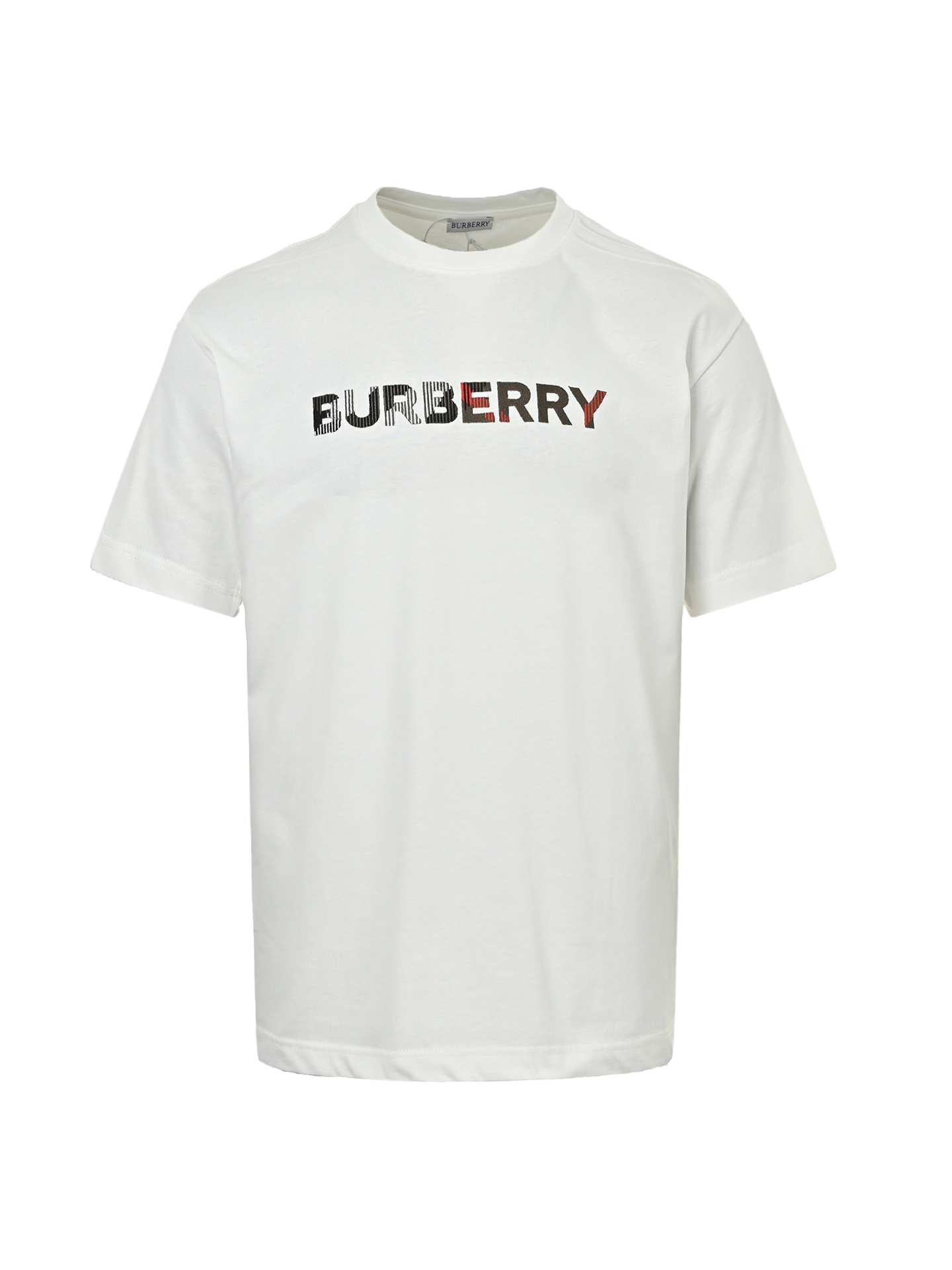 Burberry/巴宝莉 渐变格纹刺绣字母短袖-莆田鞋,莆田鞋货源,高仿鞋,高仿鞋货源,安福档口,莆田高仿鞋,莆田鞋批发,高仿鞋批发,莆田高仿运动鞋,高仿运动鞋,莆田运动鞋 Burberry/巴宝莉 渐变格纹刺绣字母短袖