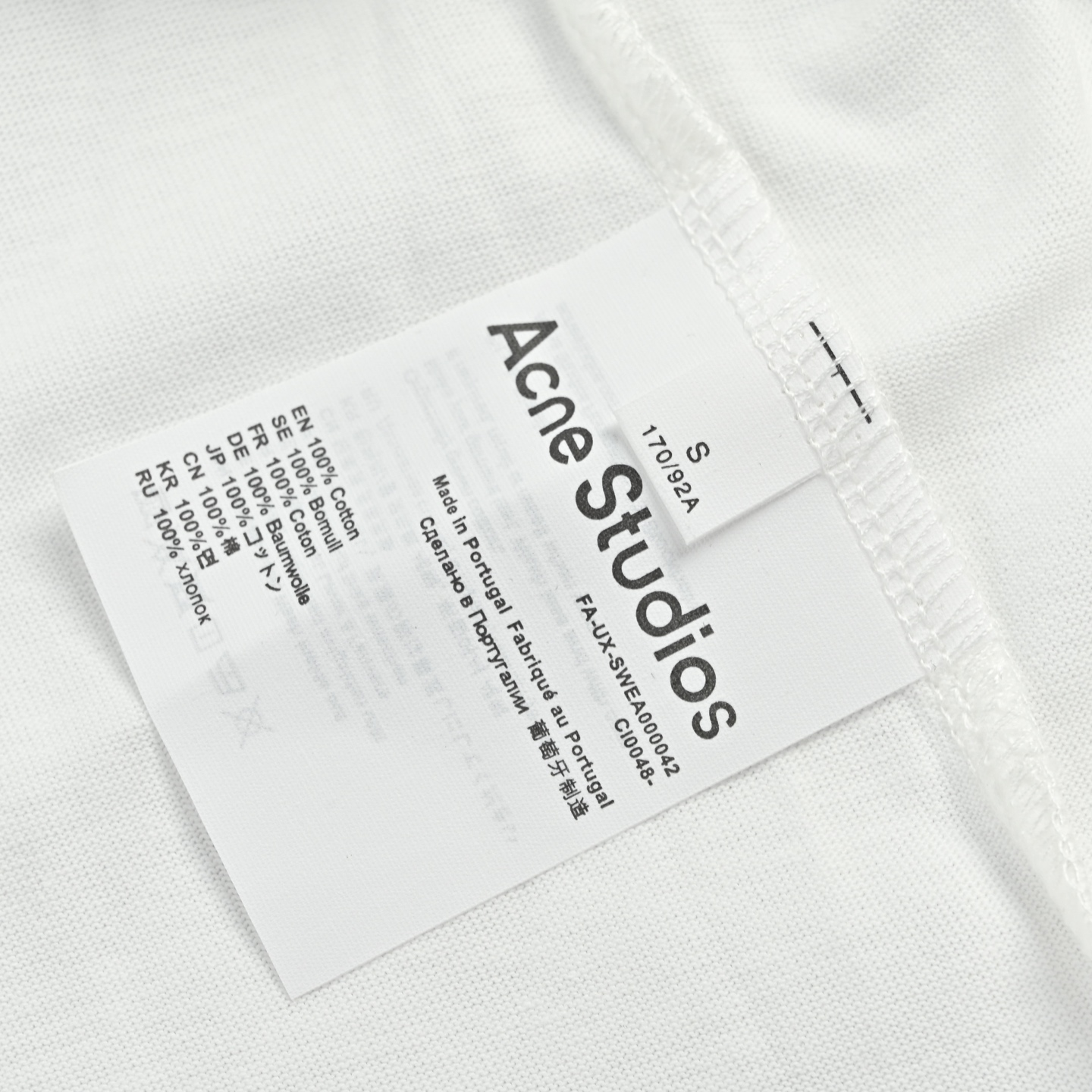 Acne studios 圆圈logo印花短袖 艾克妮 26ss 春夏系列 微标短袖T恤
