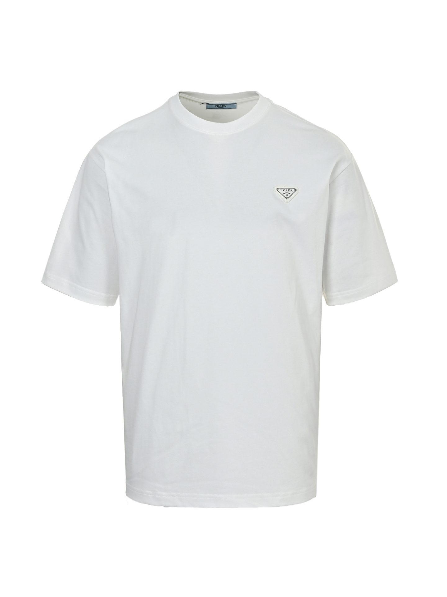 Prada/普拉达 经典三角标铁牌短袖-Top High Quatity Cheap Sneakers Fashion Clothing Clothes Bags handbags Shoes of all Brand wholesale With The best Quality And Beautiful Price from China Factory Chinese suppliers wholesaler seller Prada/普拉达 经典三角标铁牌短袖