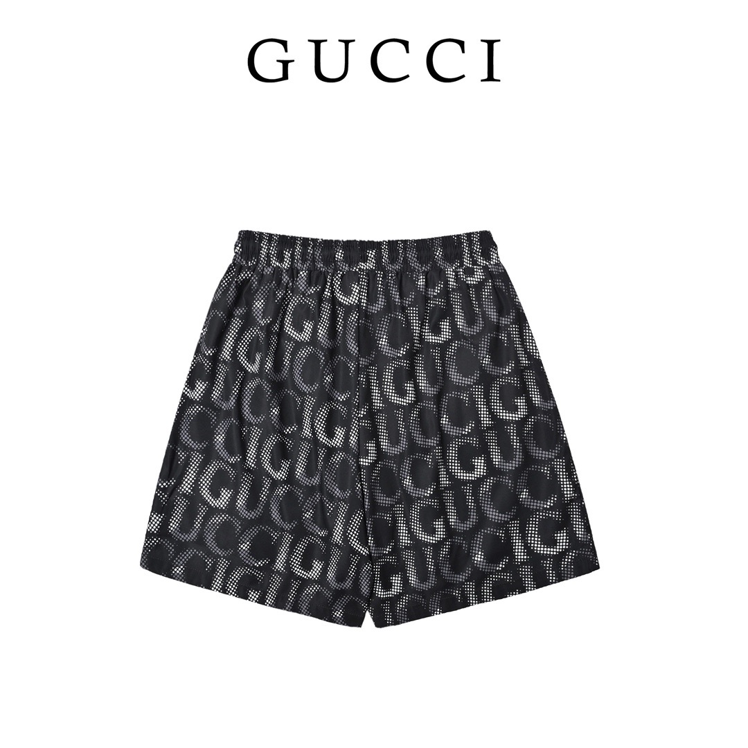 Gucci古驰提花满印双G微标抽绳短裤 满印提图花裤-Top High Quatity Cheap Sneakers Fashion Clothing Clothes Bags handbags Shoes of all Brand wholesale With The best Quality And Beautiful Price from China Factory Chinese suppliers wholesaler seller Gucci古驰提花满印双G微标抽绳短裤 满印提图花裤