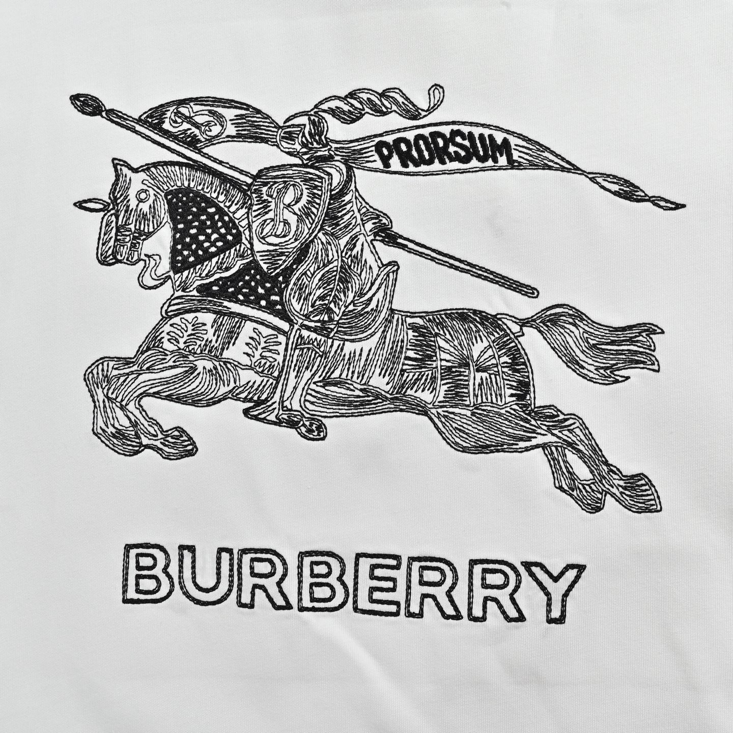 Burberry/巴宝莉 素描骑士战马刺绣短袖-Chinese UA Cheap High Quatity Brand Clothes Bags handbags Sneakers wholesale wholesaler seller from China Factory suppliers Fashion Clothing Shoes best Quality Beautiful Price Burberry/巴宝莉 素描骑士战马刺绣短袖