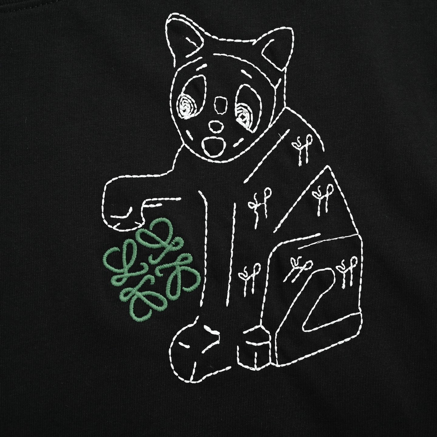 LOEWE X Louis Wain 罗意威 联名招财猫刺绣短袖