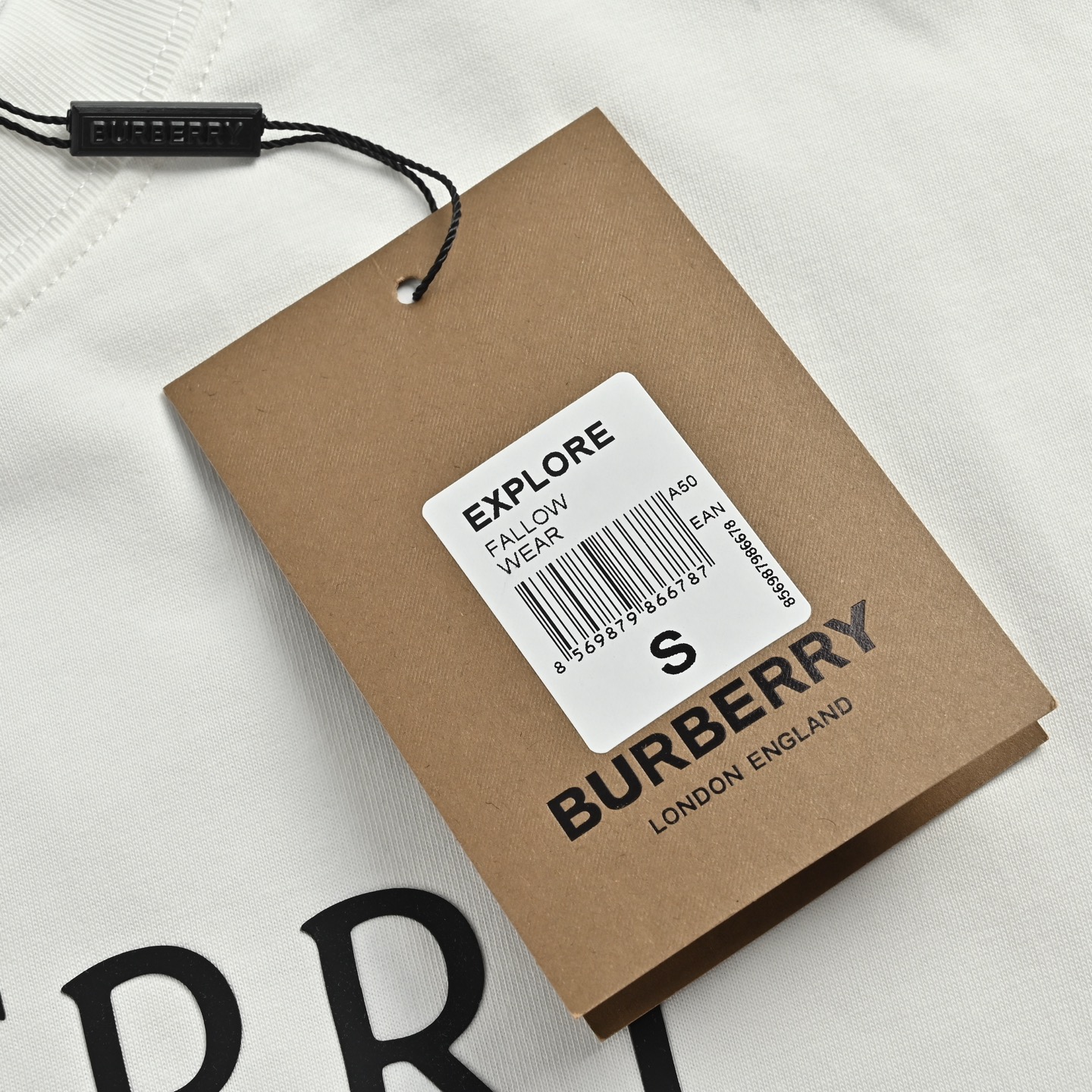 Burberry巴宝莉 经典硅胶字母立体印花短袖 Burberry巴宝莉 经典硅胶字母立体印花短袖