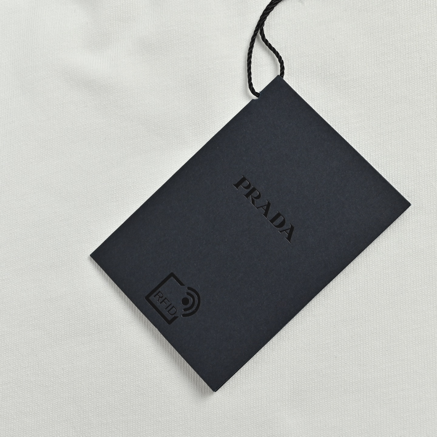 Prada/普拉达 三角标字母硅胶印花短袖