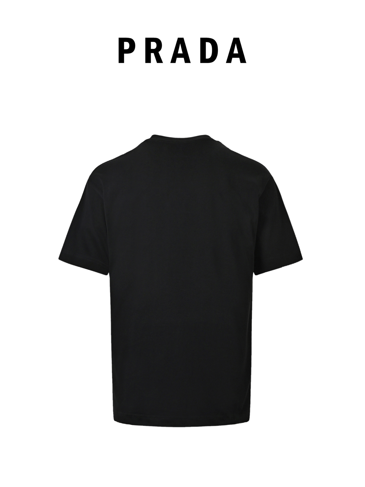 Prada普拉达 双色刺绣字母短袖 胸口小标字母印花圆领短袖-Top High Quatity Cheap Sneakers Fashion Clothing Clothes Bags handbags Shoes of all Brand wholesale With The best Quality And Beautiful Price from China Factory Chinese suppliers wholesaler seller Prada普拉达 双色刺绣字母短袖 胸口小标字母印花圆领短袖