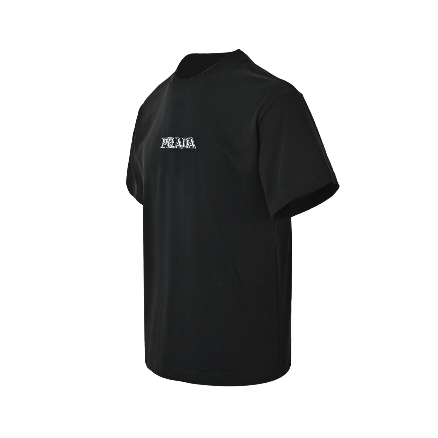 Prada普拉达 双色刺绣字母短袖 胸口小标字母印花圆领短袖-Top High Quatity Cheap Sneakers Fashion Clothing Clothes Bags handbags Shoes of all Brand wholesale With The best Quality And Beautiful Price from China Factory Chinese suppliers wholesaler seller Prada普拉达 双色刺绣字母短袖 胸口小标字母印花圆领短袖
