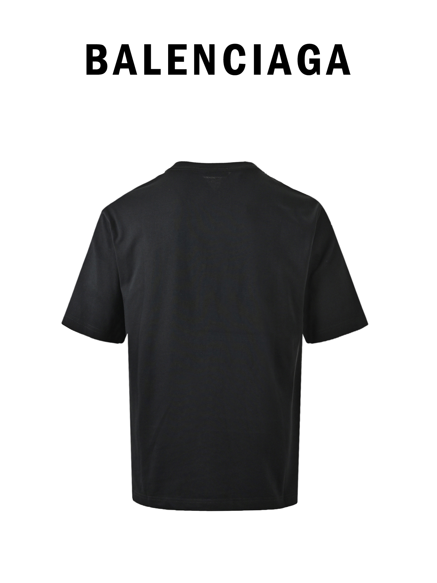 Balenciaga巴黎世家 个性logo字母印花短袖 粉色线条字母印花 Balenciaga巴黎世家 个性logo字母印花短袖 粉色线条字母印花