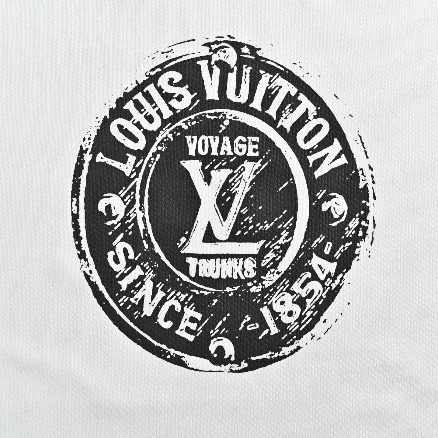 Louis Vuitton/路易威登 25ss 做旧圆圈印花短袖