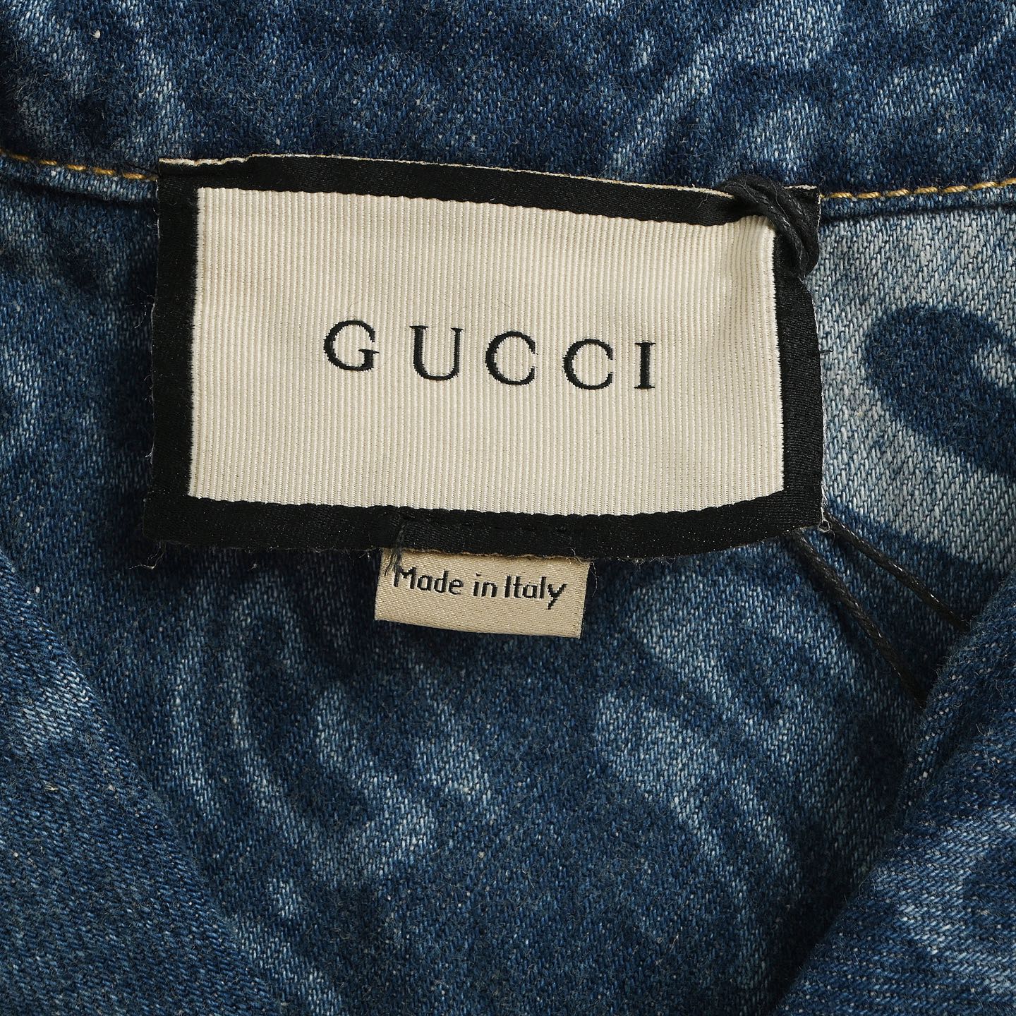 Gucci古驰Get it联名液态心形牛仔短袖衬衫 Gucci古驰Get it联名液态心形牛仔短袖衬衫