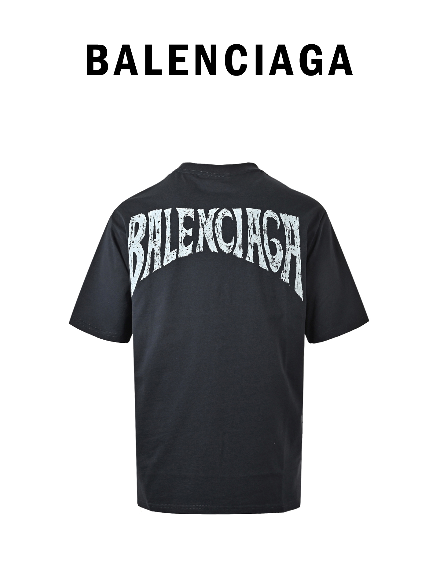 Balenciaga/巴黎世家 24ss 度假风后背字母印花短袖-Chinese UA Cheap High Quatity Brand Clothes Bags handbags Sneakers wholesale wholesaler seller from China Factory suppliers Fashion Clothing Shoes best Quality Beautiful Price Balenciaga/巴黎世家 24ss 度假风后背字母印花短袖