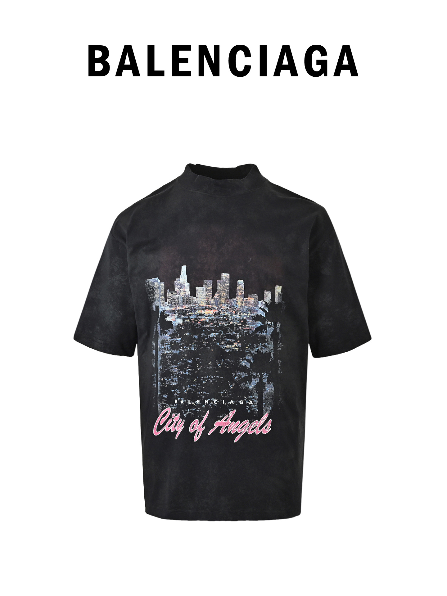 Balenciaga 巴黎世家 25ss 城市夜景印花短袖 Balenciaga 巴黎世家 25ss 城市夜景印花短袖