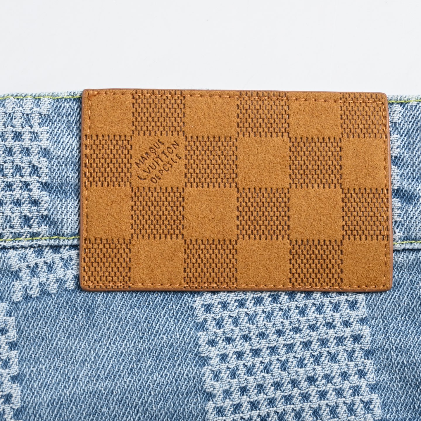Louis Vuitton 路易威登 25ss棋盘格套装牛仔短裤-莆田鞋,莆田鞋货源,高仿鞋,高仿鞋货源,安福档口,莆田高仿鞋,莆田鞋批发,高仿鞋批发,莆田高仿运动鞋,高仿运动鞋,莆田运动鞋 Louis Vuitton 路易威登 25ss棋盘格套装牛仔短裤