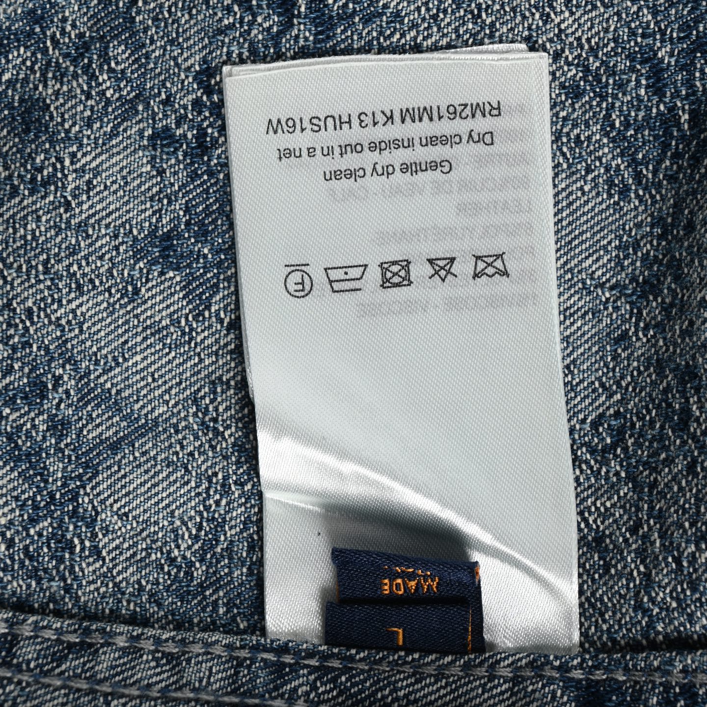 Louis Vuitton/路易威登 老花标识渐变牛仔短袖衬衫 Louis Vuitton/路易威登 老花标识渐变牛仔短袖衬衫