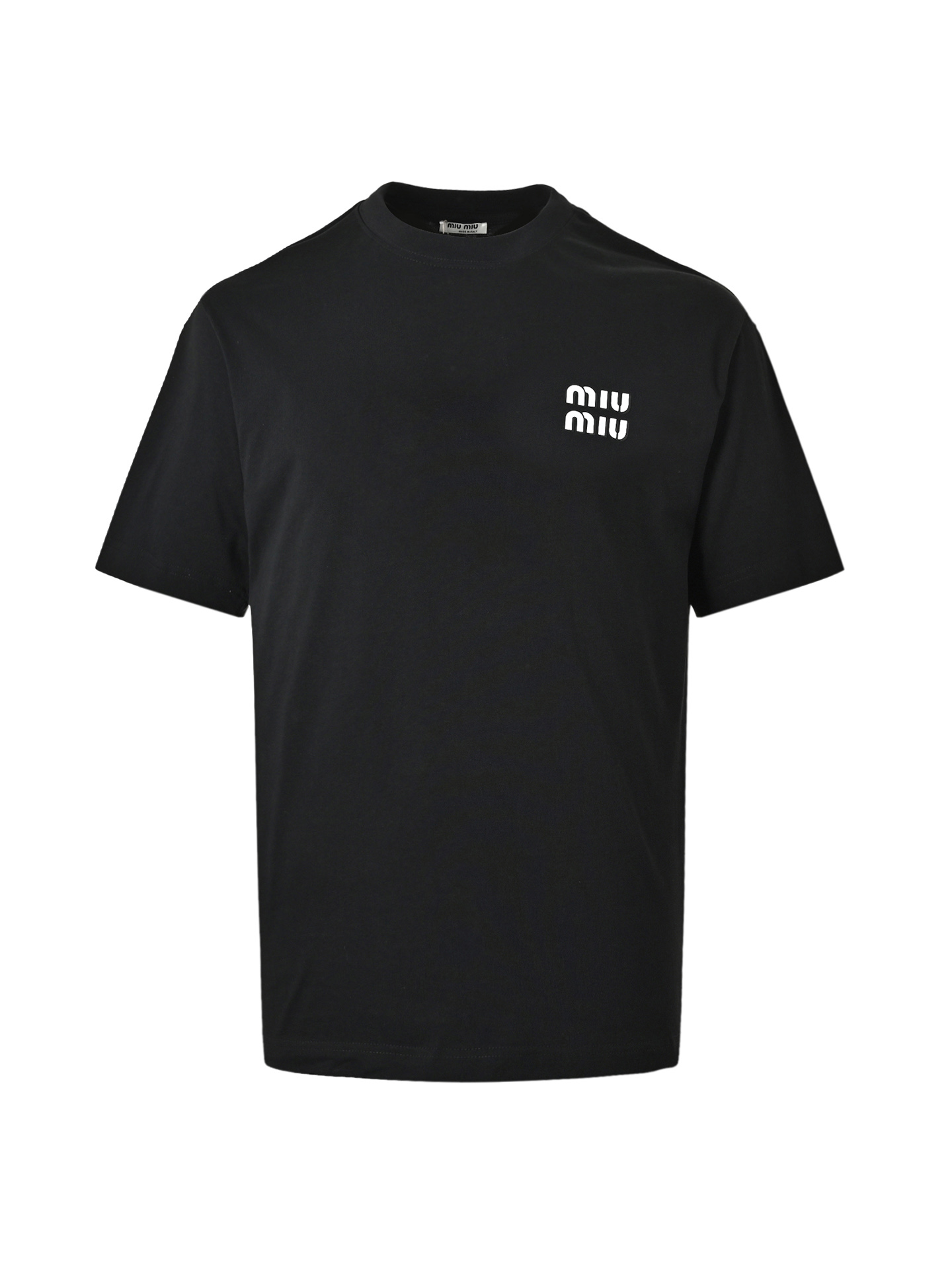 Miu Miu/缪缪 26ss经典硅胶字母印花短袖-Chinese UA Cheap High Quatity Brand Clothes Bags handbags Sneakers wholesale wholesaler seller from China Factory suppliers Fashion Clothing Shoes best Quality Beautiful Price Miu Miu/缪缪 26ss经典硅胶字母印花短袖
