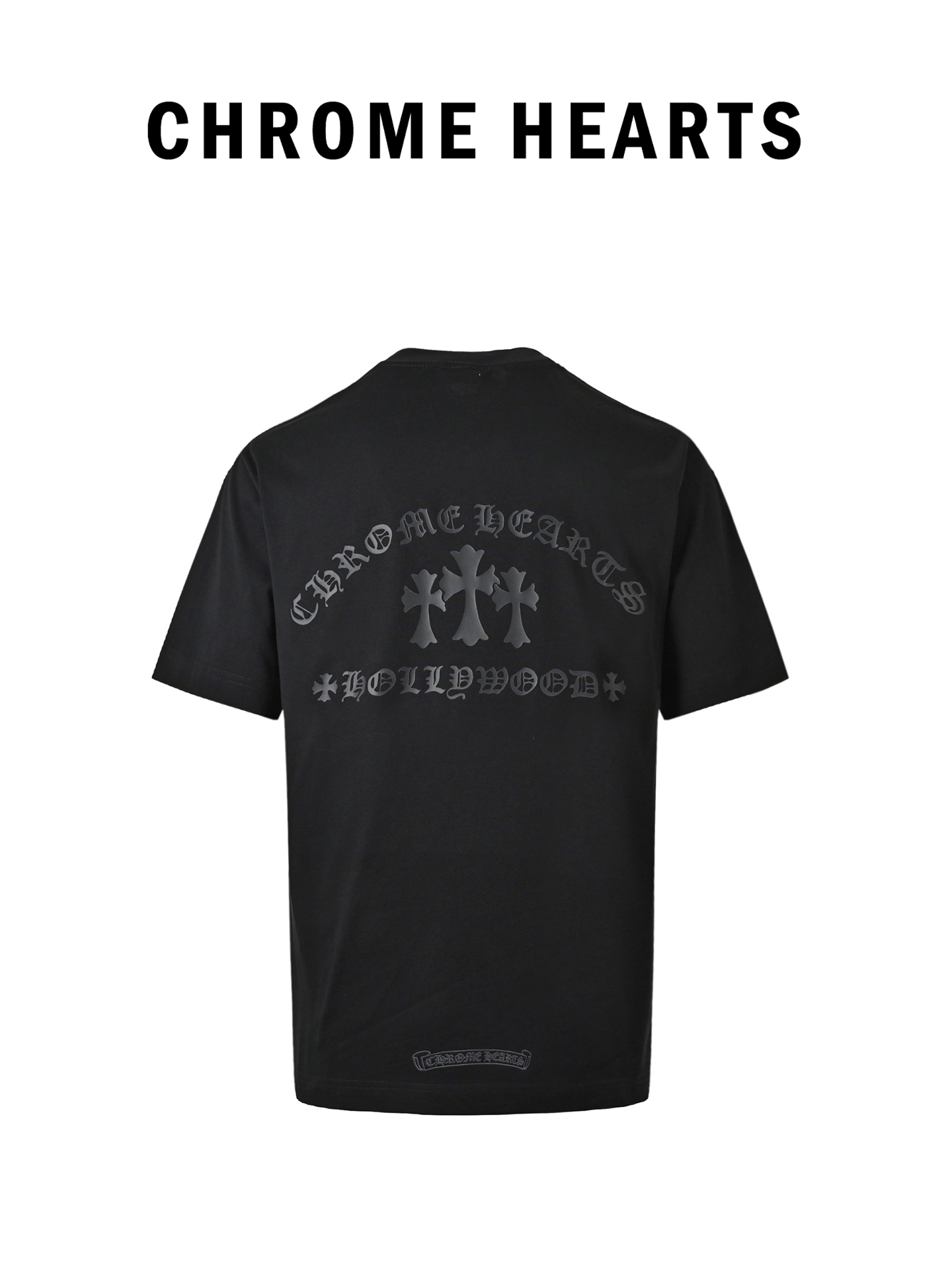 Chrome Hearts 克罗心 25ss梵文十字架印花圆领短袖T恤