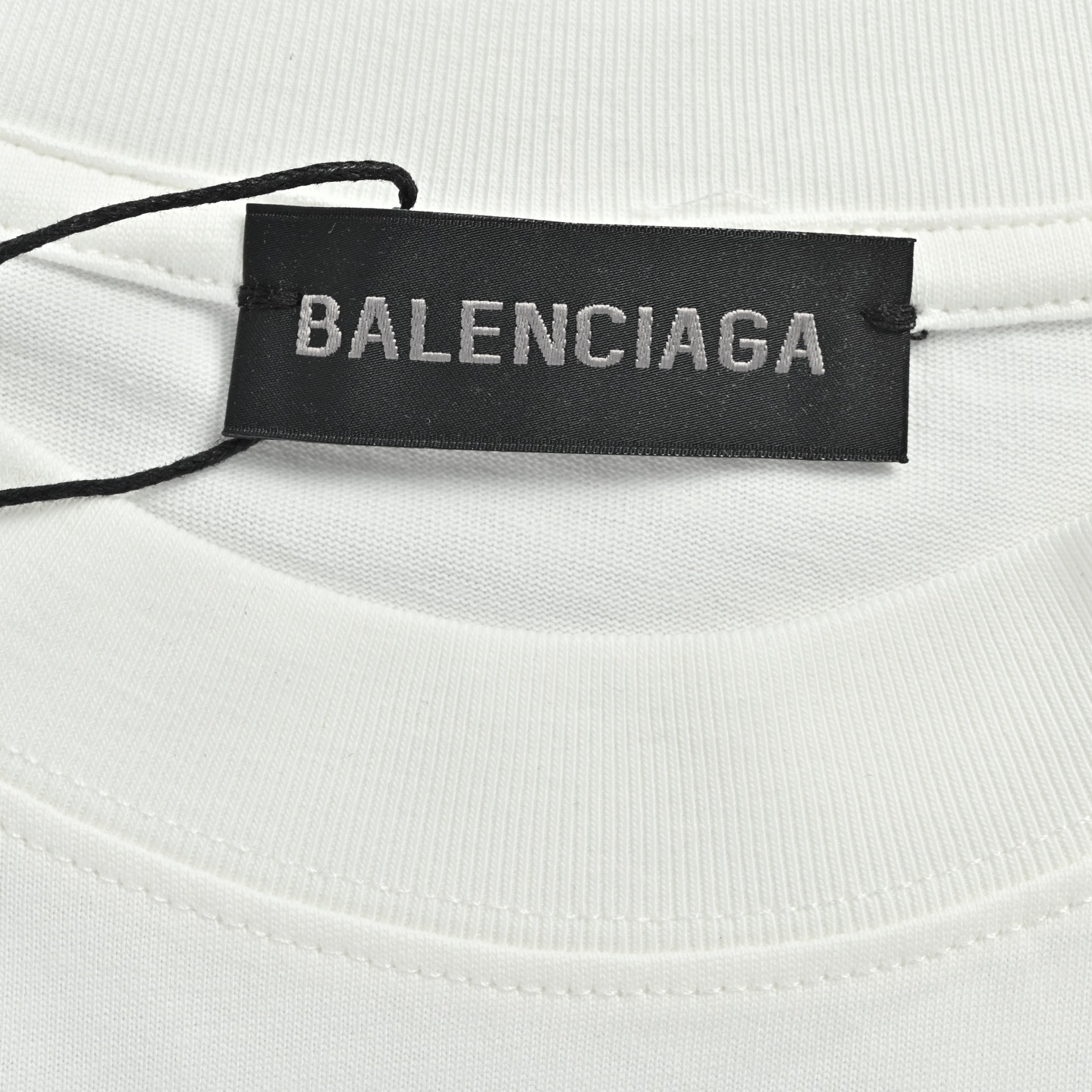 Balenciaga巴黎世家模糊可乐喷漆圆领短袖