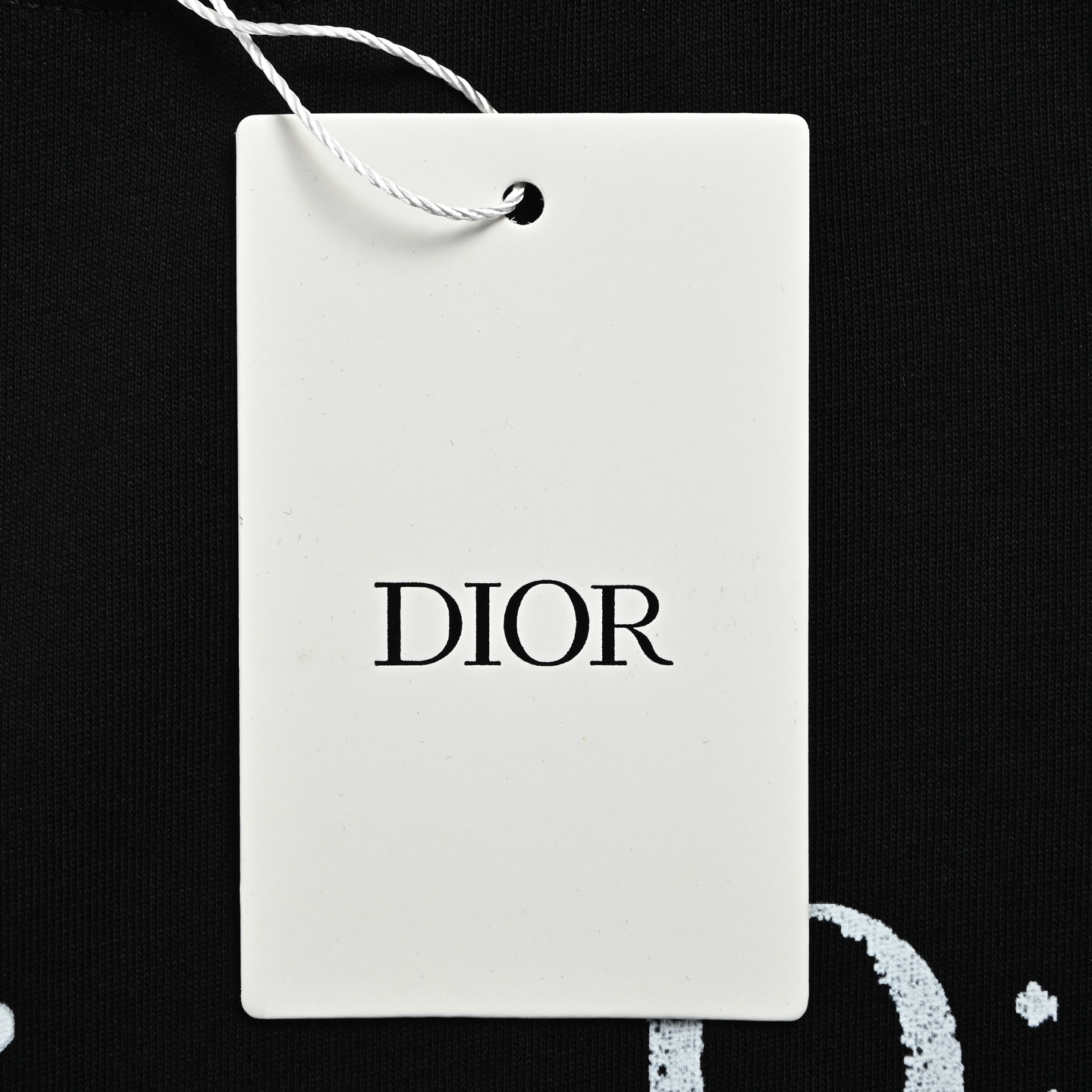 Dior迪奥 CD 斑驳字母破坏做旧印花短袖 黑色 白色 Dior迪奥 CD 斑驳字母破坏做旧印花短袖 黑色 白色