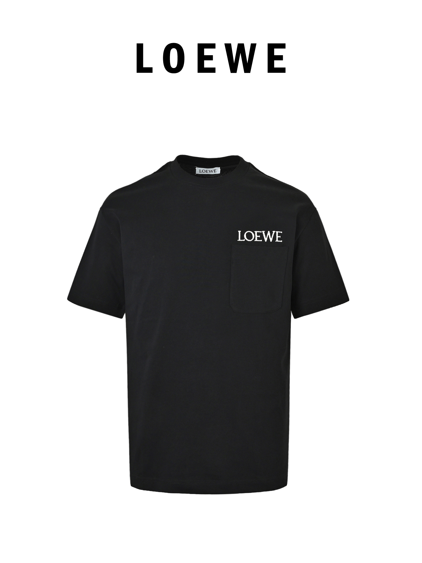 Loewe 罗意威 口袋字母logo刺绣短袖 Loewe 罗意威 口袋字母logo刺绣短袖