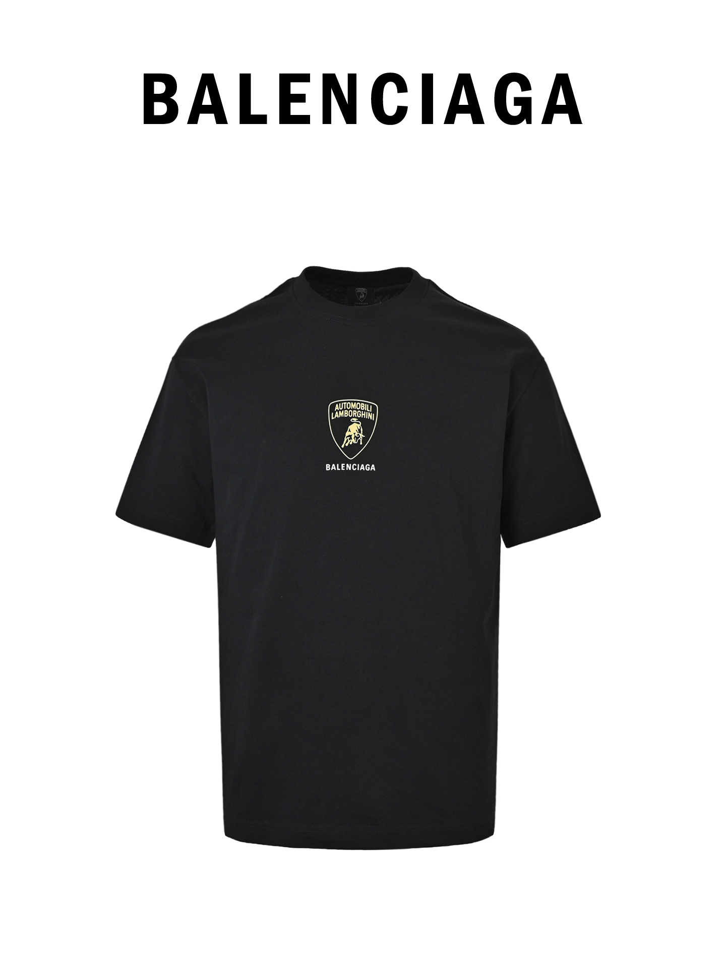 BALENCIAGA巴黎世家BLCG X LAMBORGHINI 联名款兰博基尼短袖T恤 BALENCIAGA巴黎世家BLCG X LAMBORGHINI 联名款兰博基尼短袖T恤